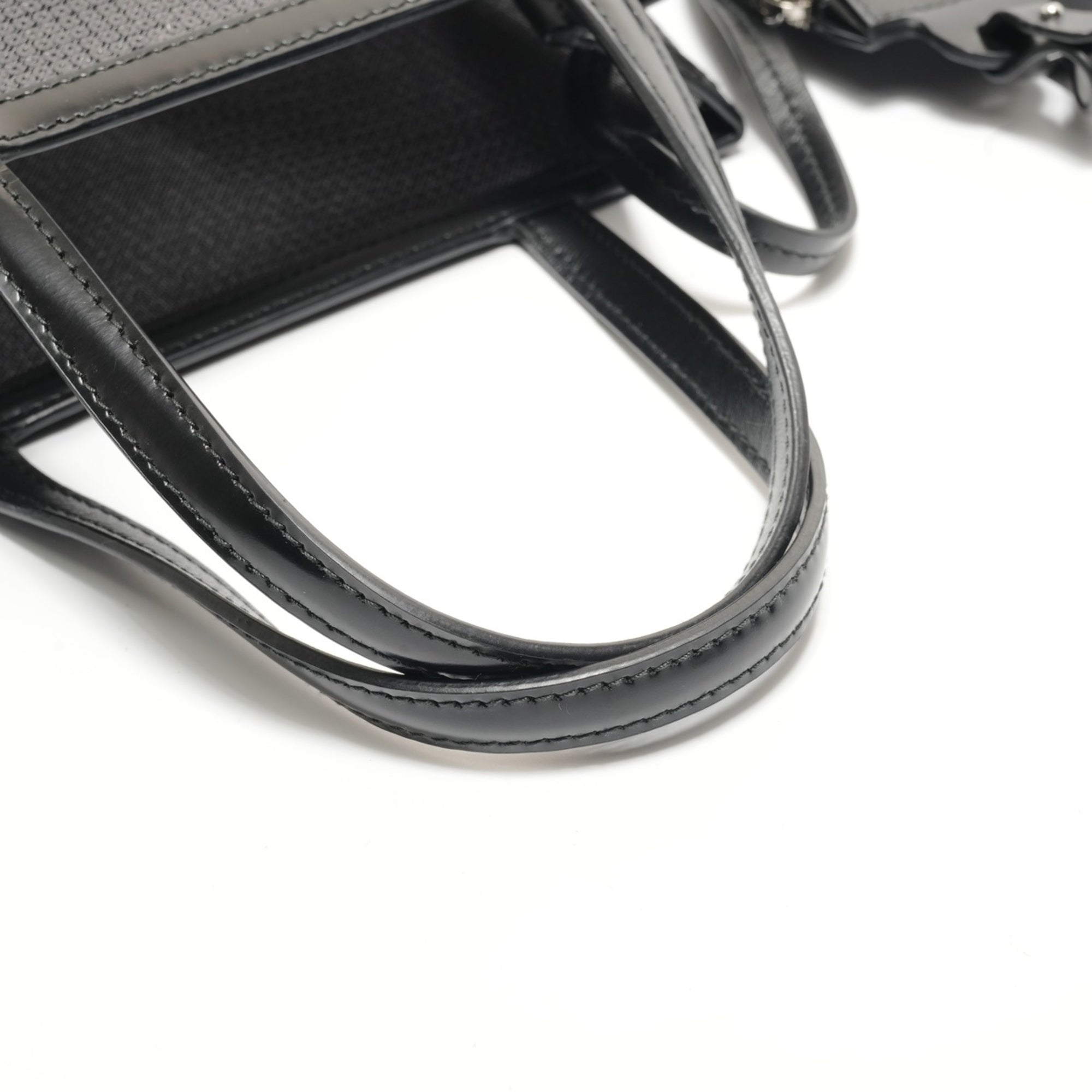Prada Black Spangles Handbag Pouch (Pre-Owned)