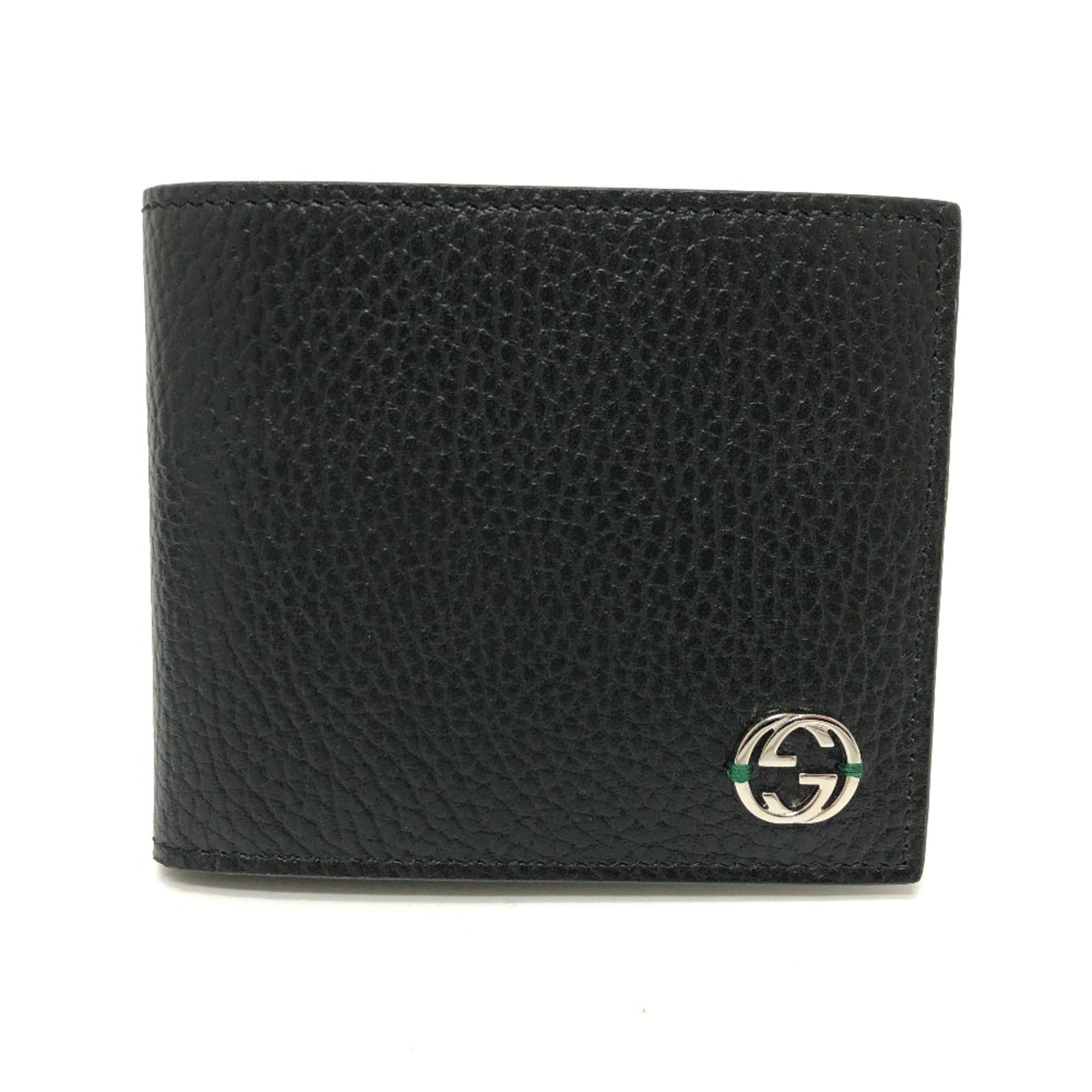 Gucci Black Leather Wallet (Bi-Fold) (Pre-Owned)