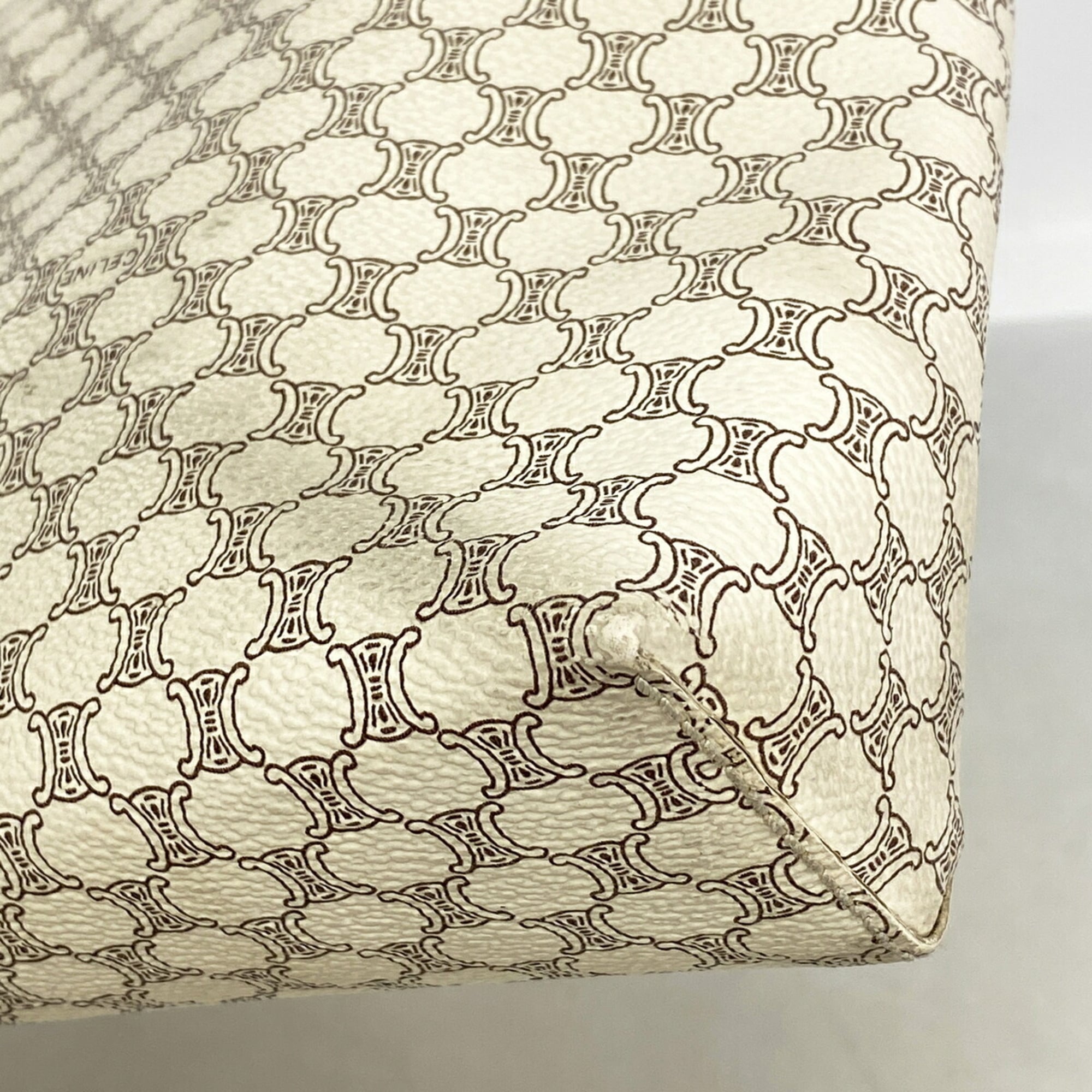 Celine Ivory Pvc Handbag (Pre-Owned)