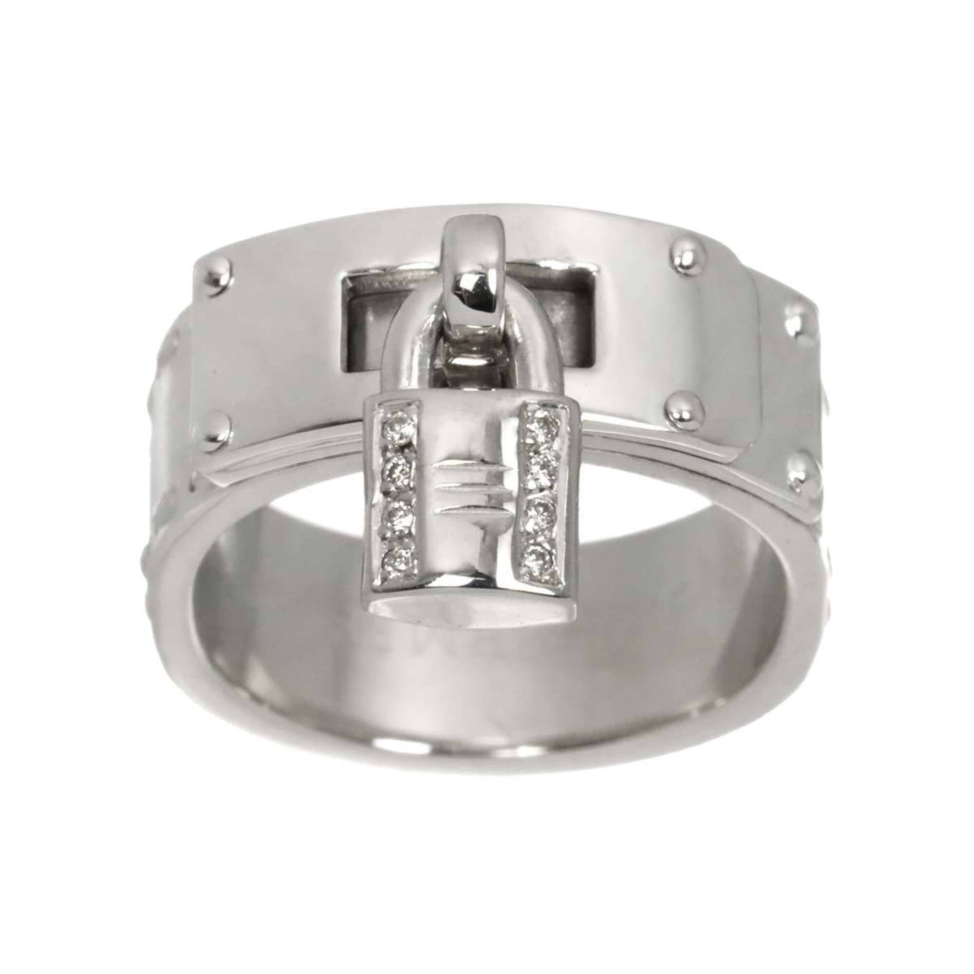 Hermes White Gold (18K) Band Ring (Pre-Owned)