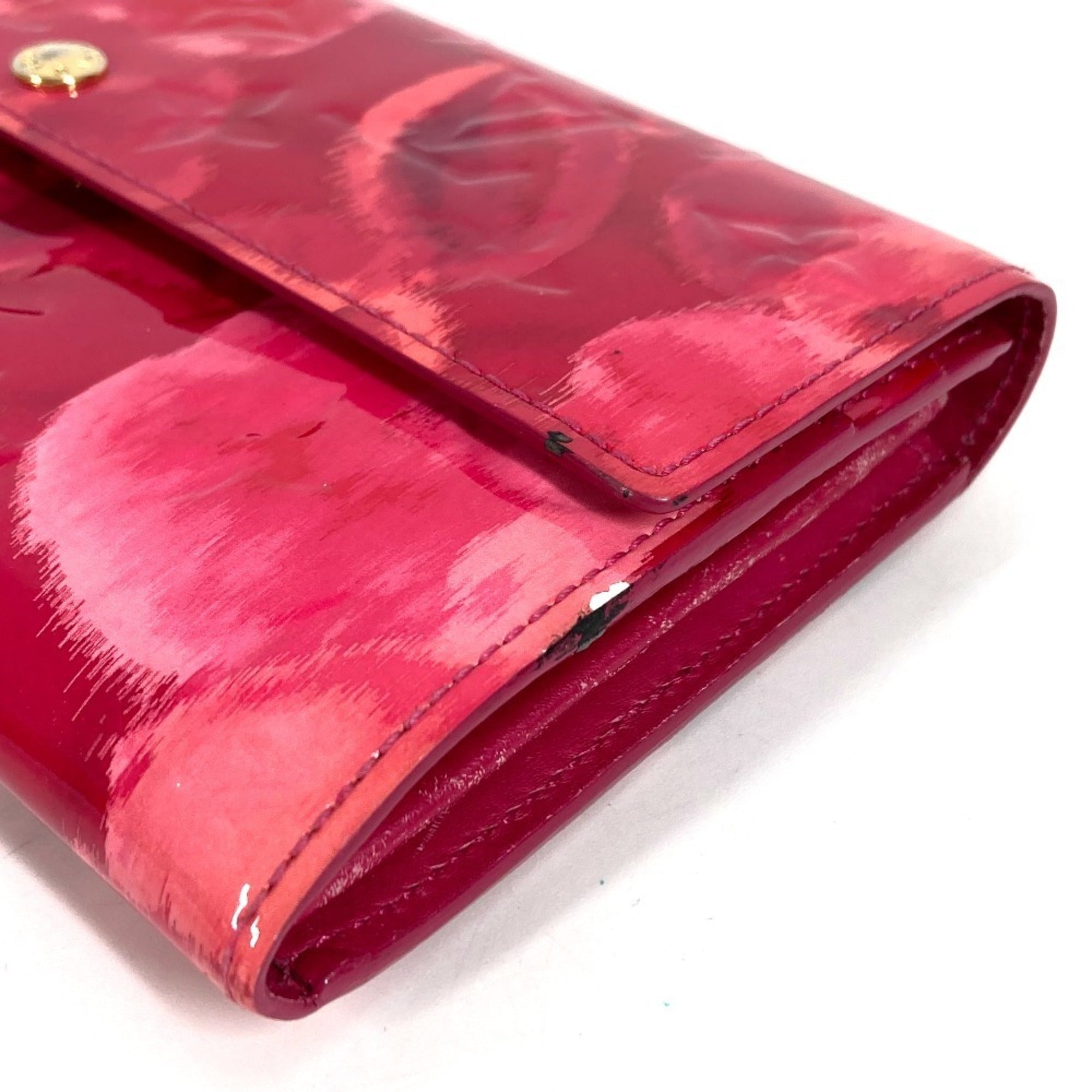 Louis Vuitton Galle Pink Long Bill Wallet (Bi-Fold) (Pre-Owned)