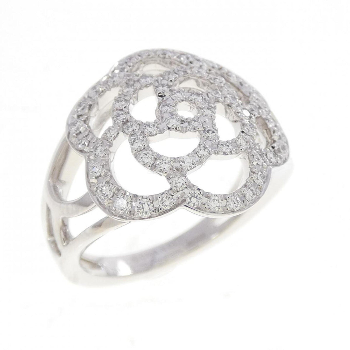 Chanel White Gold (18K) Band Ring (Pre-Owned)