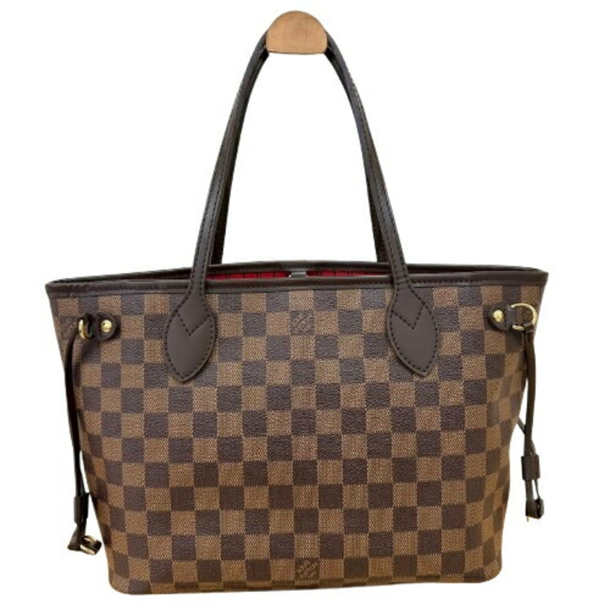 Louis Vuitton Damier Graphite Brown Leather Tote Bag (Pre-Owned)