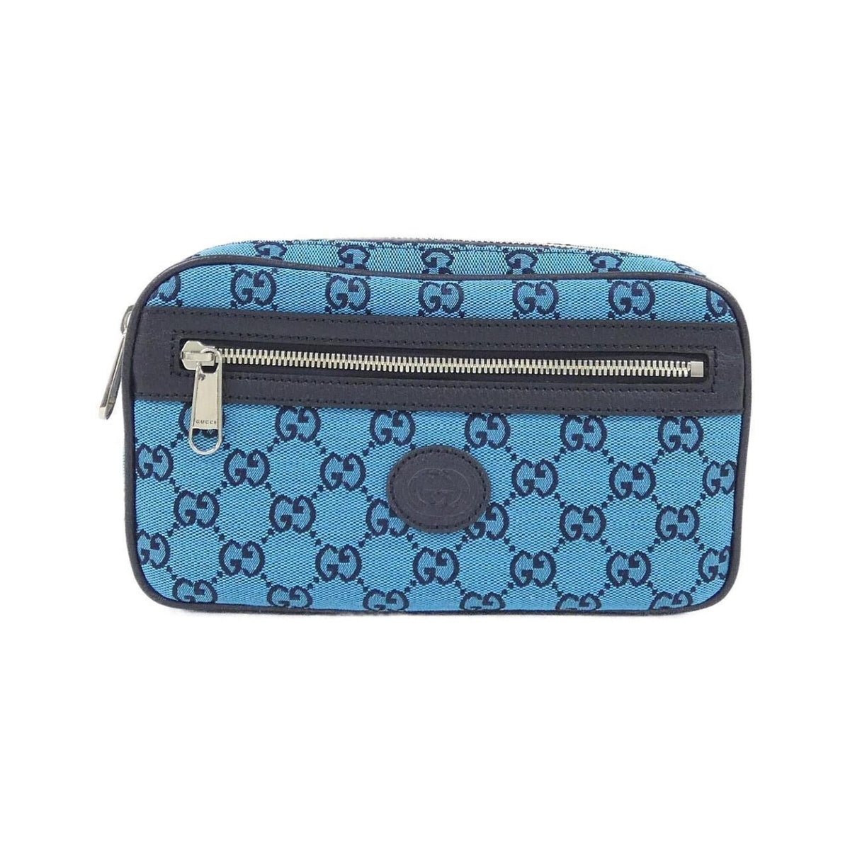 Gucci Blue Gg Canvas Fanny Pack (Pre-Owned)