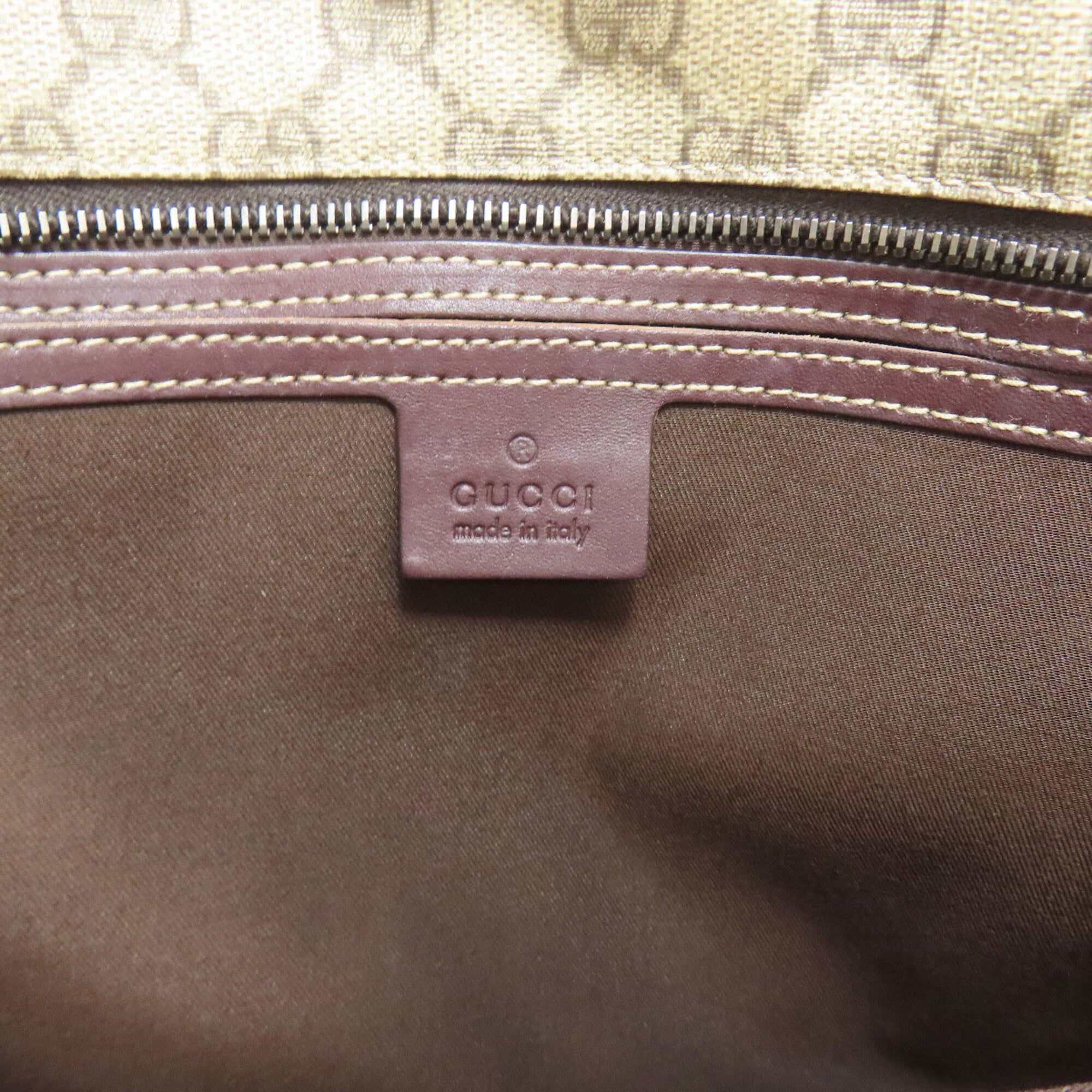 Gucci Brown Pvc Tote Bag (Pre-Owned)