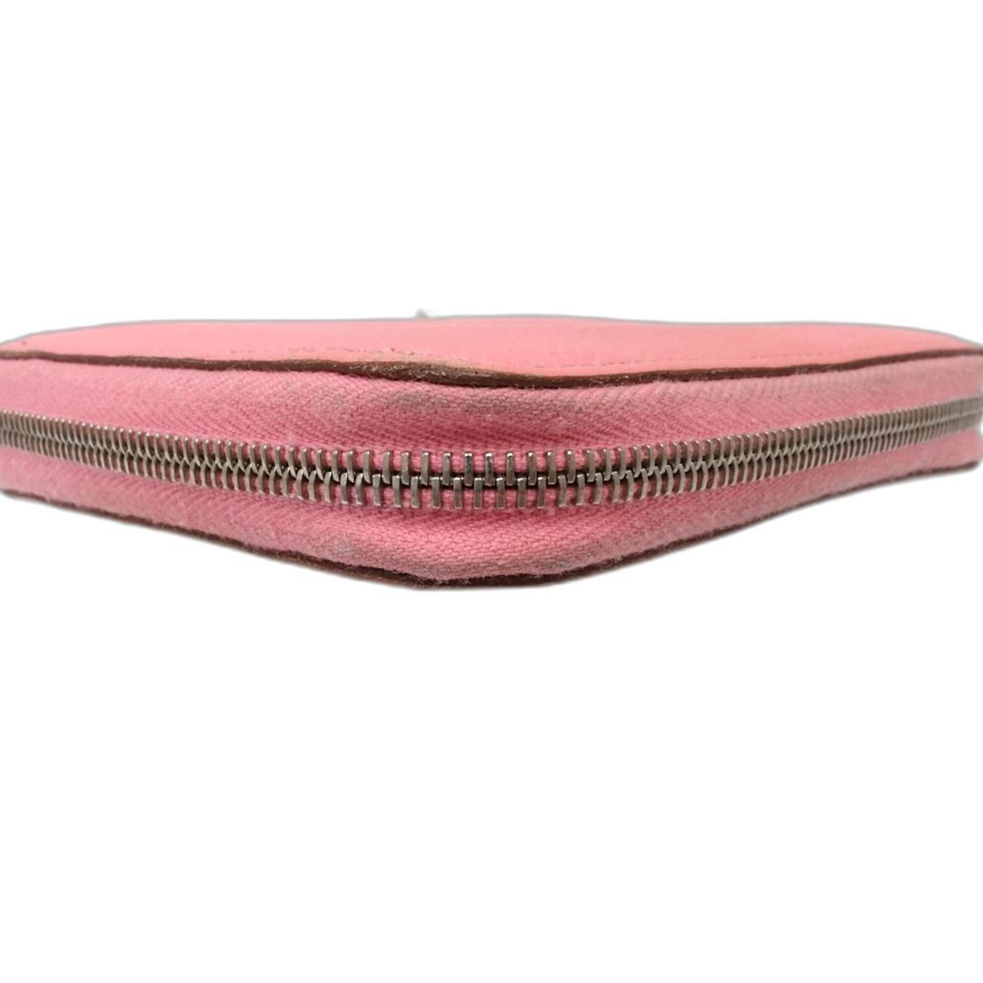 Hermes Pink Epsom Leather Coin Purse/Coin Case (Pre-Owned)