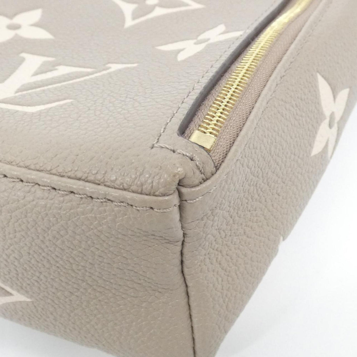 Louis Vuitton Cream Tourterelle Leather Backpack (Pre-Owned)