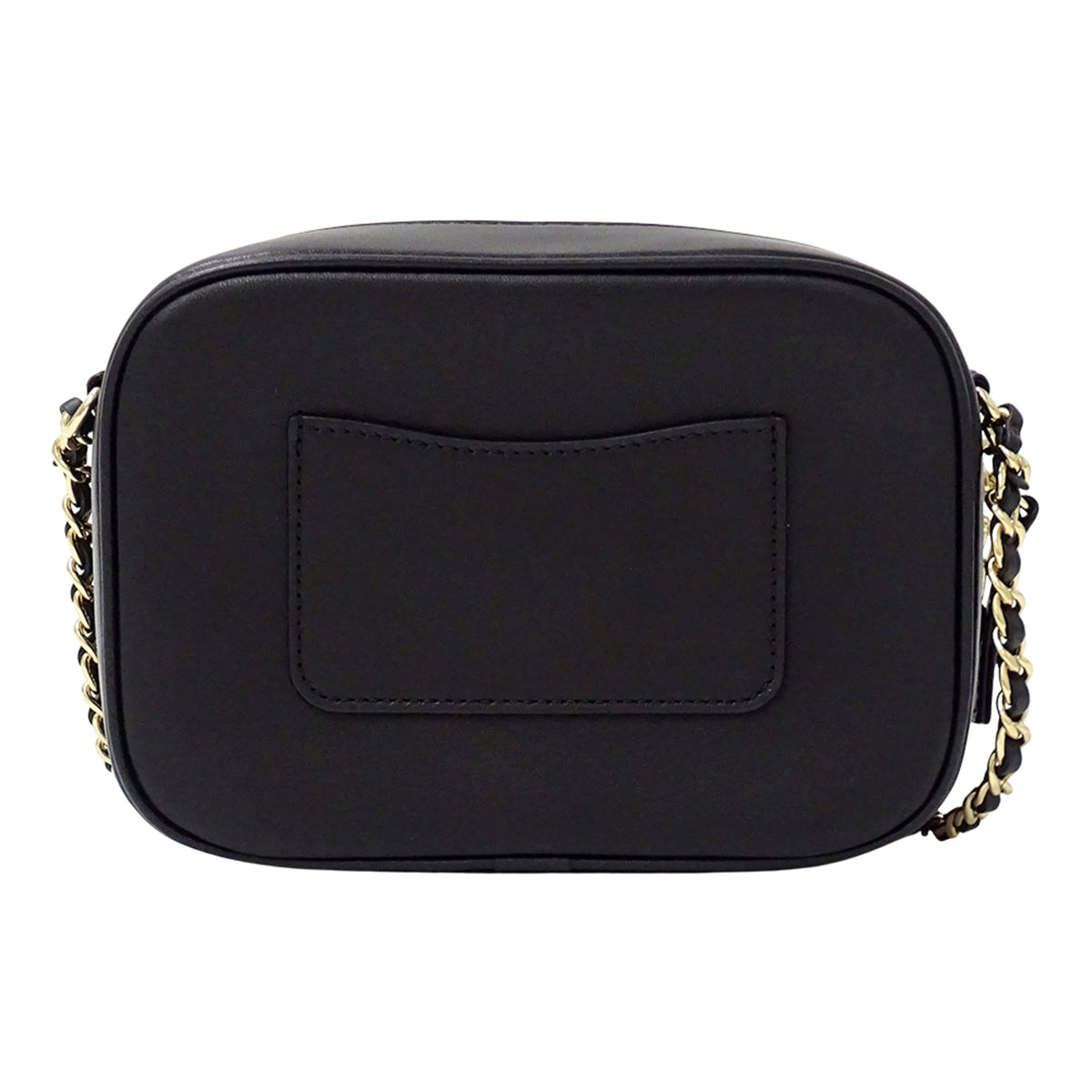 Chanel Black Leather Handbag Shoulder Bag (Pre-Owned)