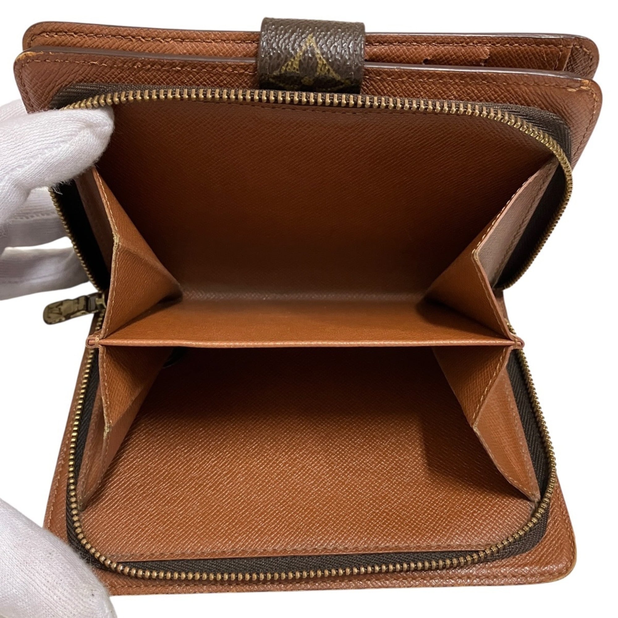 Louis Vuitton Brown Galle Monogram Wallet (Bi-Fold) (Pre-Owned)