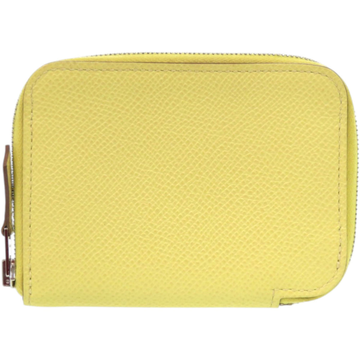Hermes Yellow Epsom Leather Coin Purse/Coin Case (Pre-Owned)