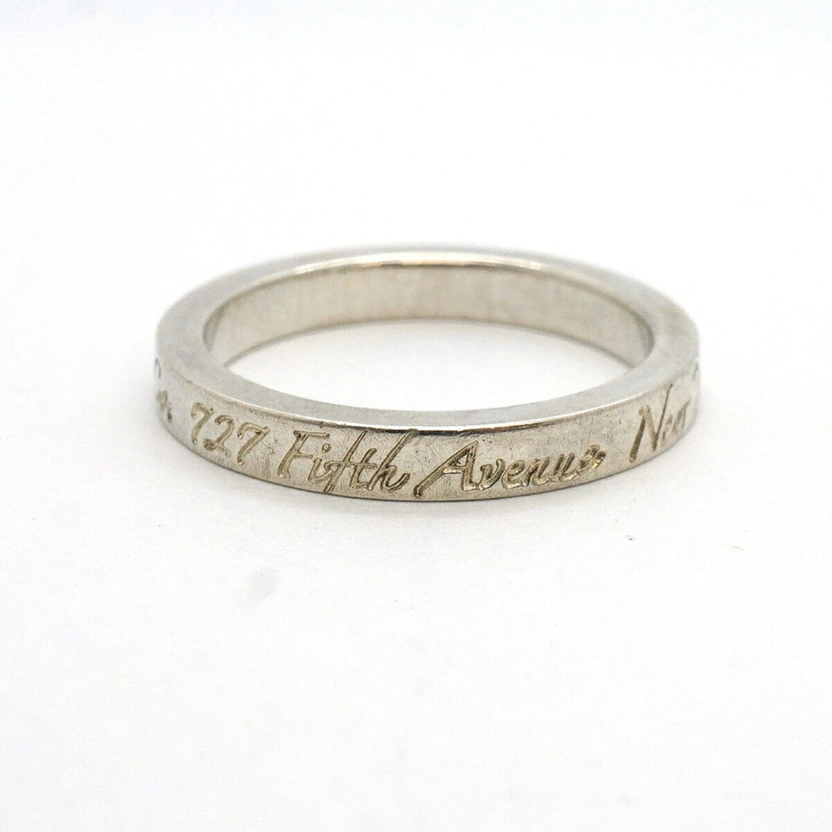 Tiffany Silver 925 Band Ring (Pre-Owned)