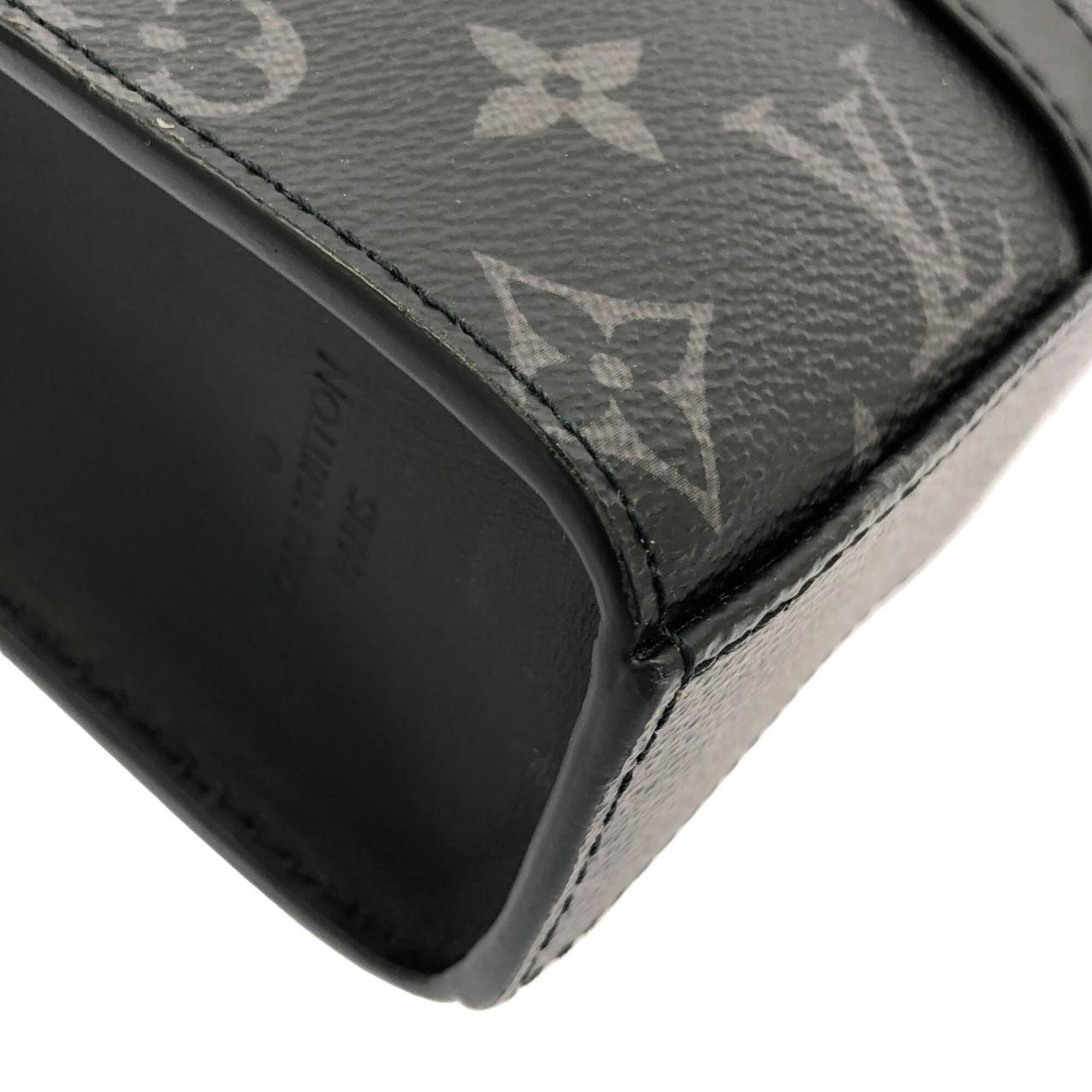 Louis Vuitton Monogram Eclipse Black Coated Canvas Handbag (Pre-Owned)