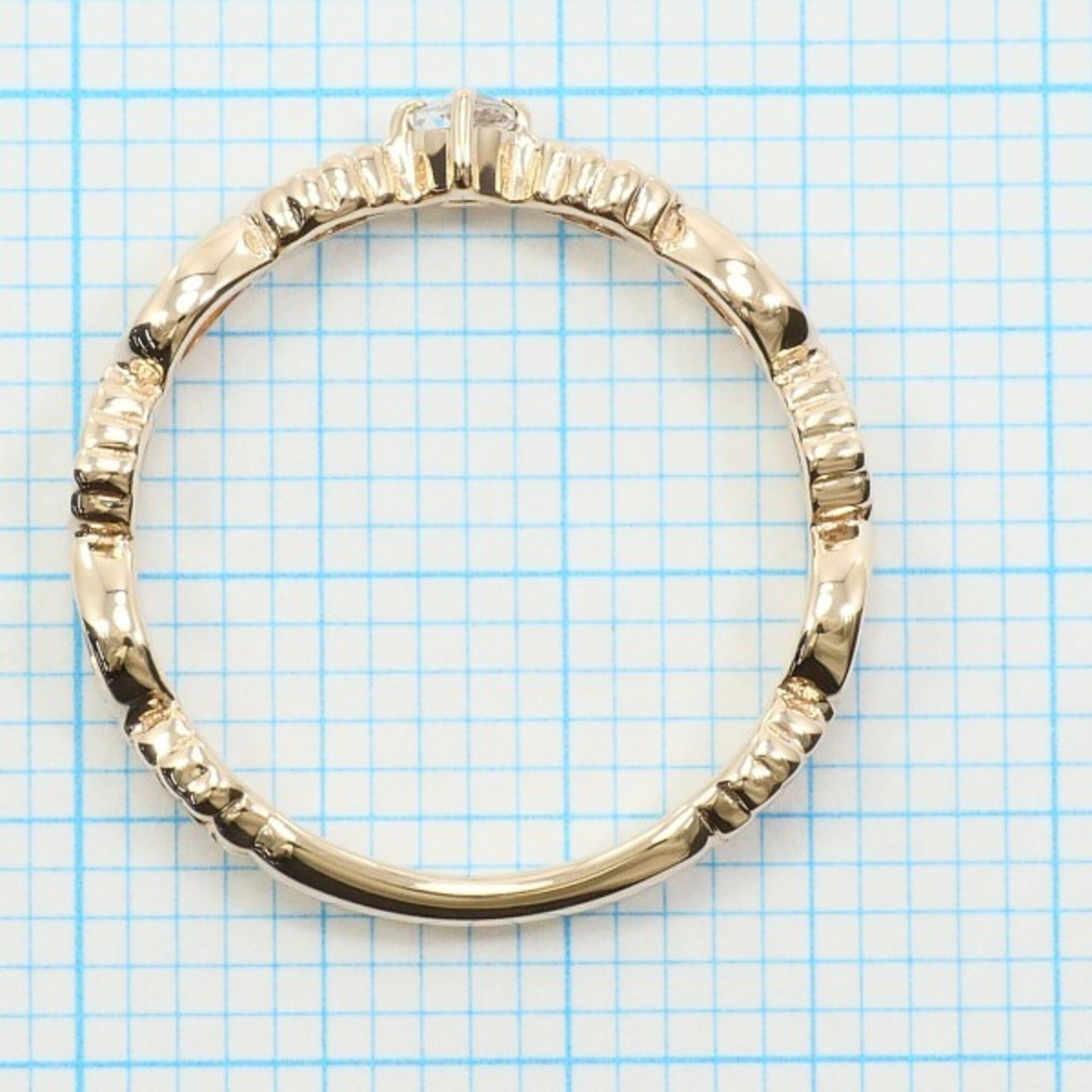 Nojess Blue Yellow Gold Yellow Gold (10K) Band Ring (Pre-Owned)