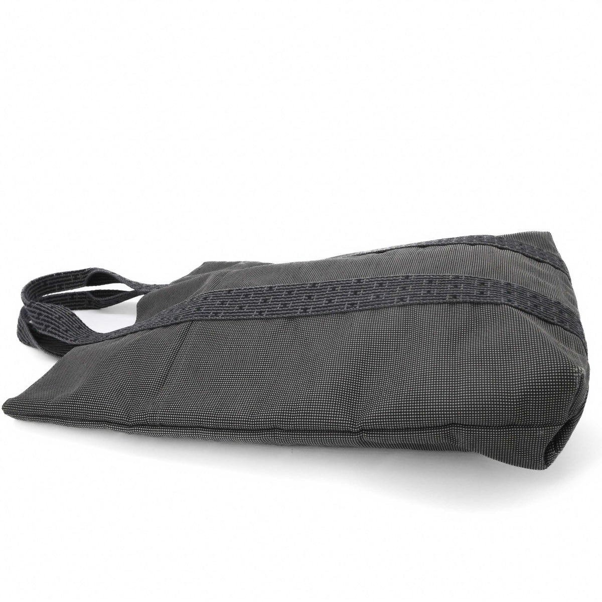 Hermes Gray Canvas Tote Bag (Pre-Owned)