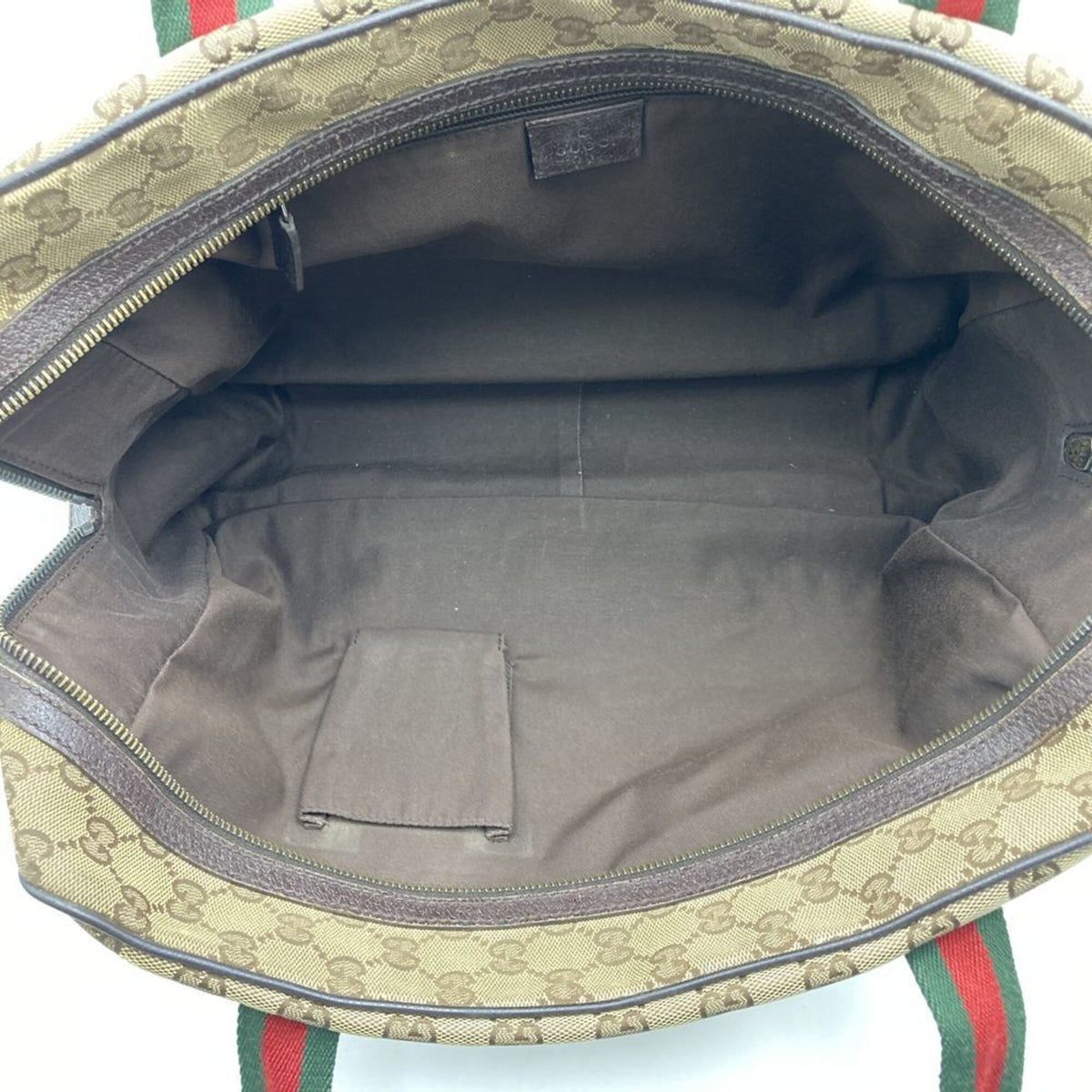 Gucci Gg Canvas Brown Gg Canvas Shoulder Bag Tote Bag (Pre-Owned)