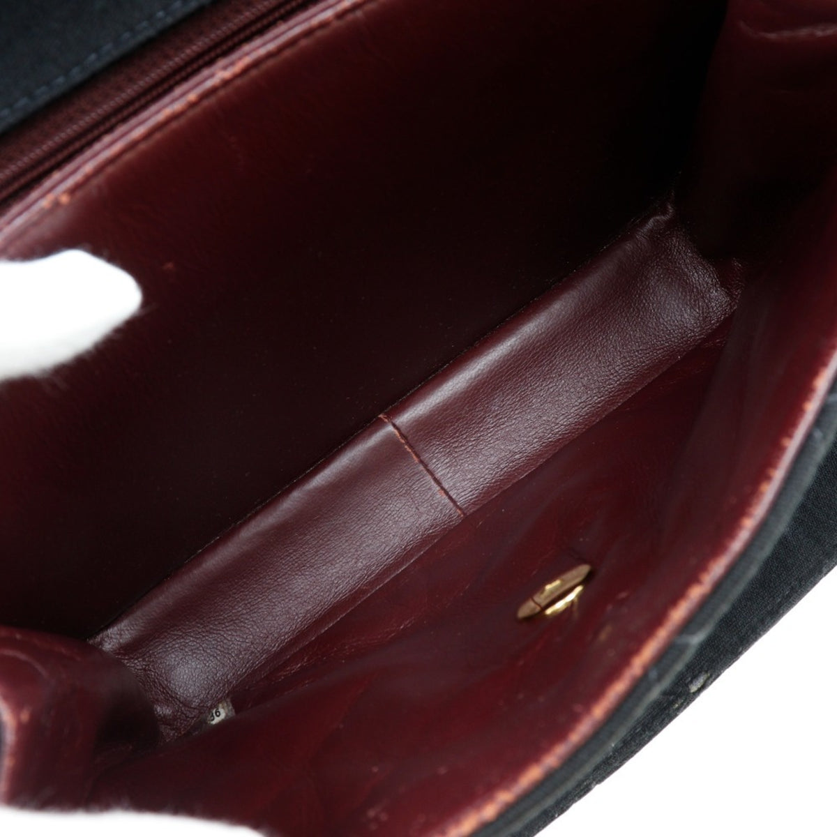 Chanel Black Cotton Shoulder Bag (Pre-Owned)