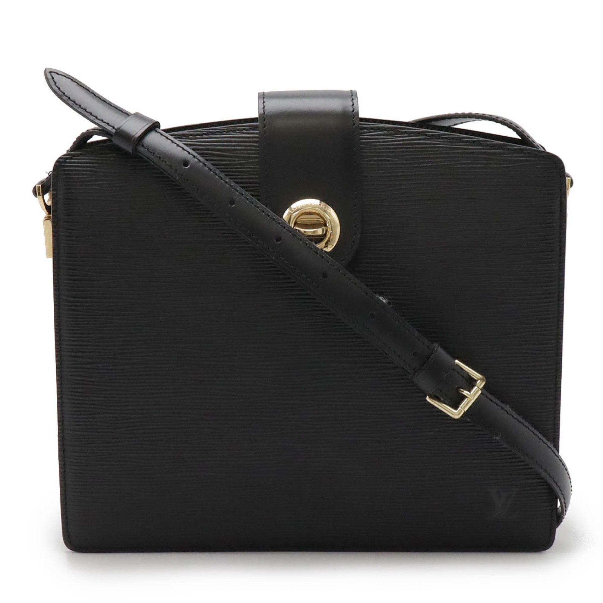 Louis Vuitton Epi Black Noir Epi Leather Shoulder Bag (Pre-Owned)