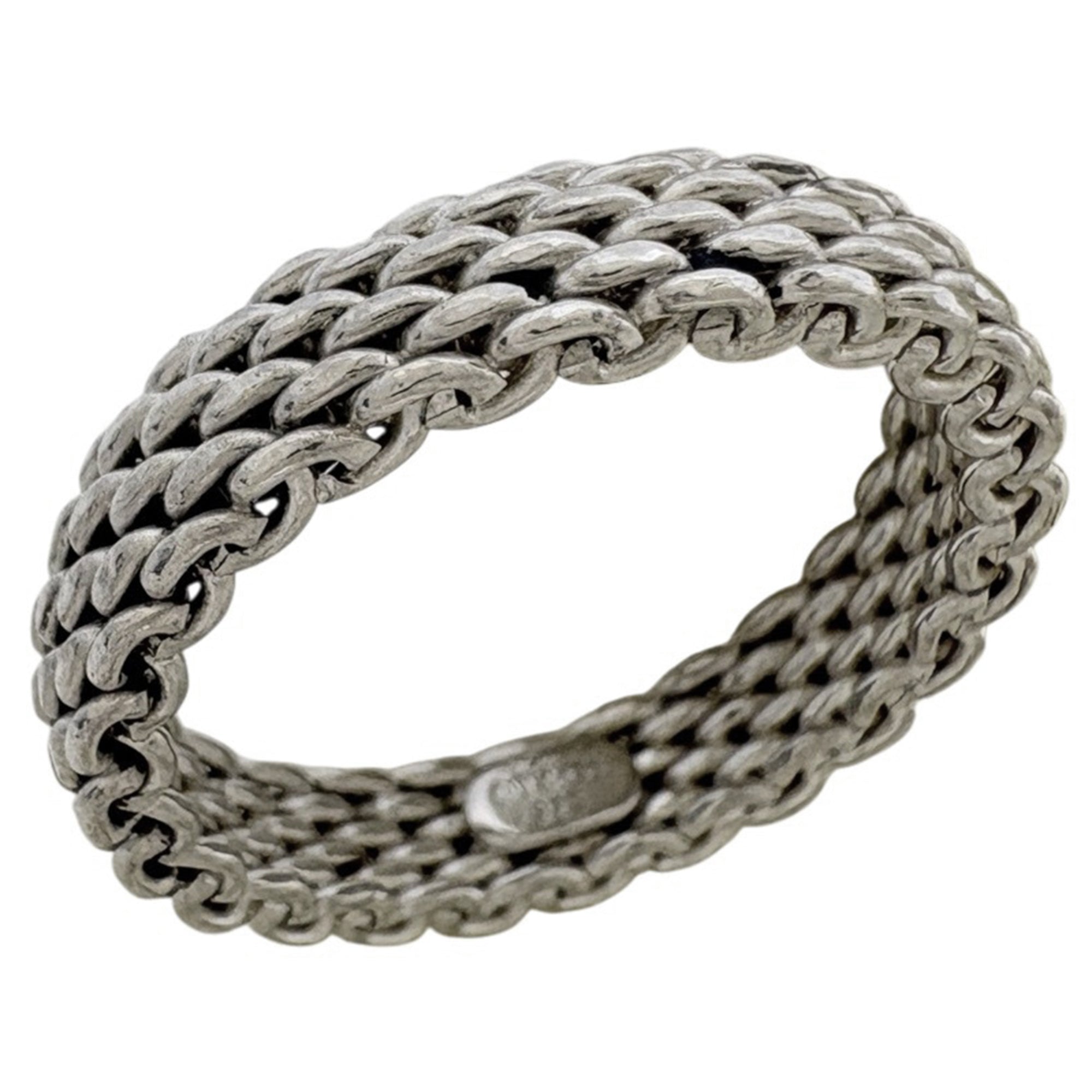 Tiffany Silver 925 Band Ring (Pre-Owned)