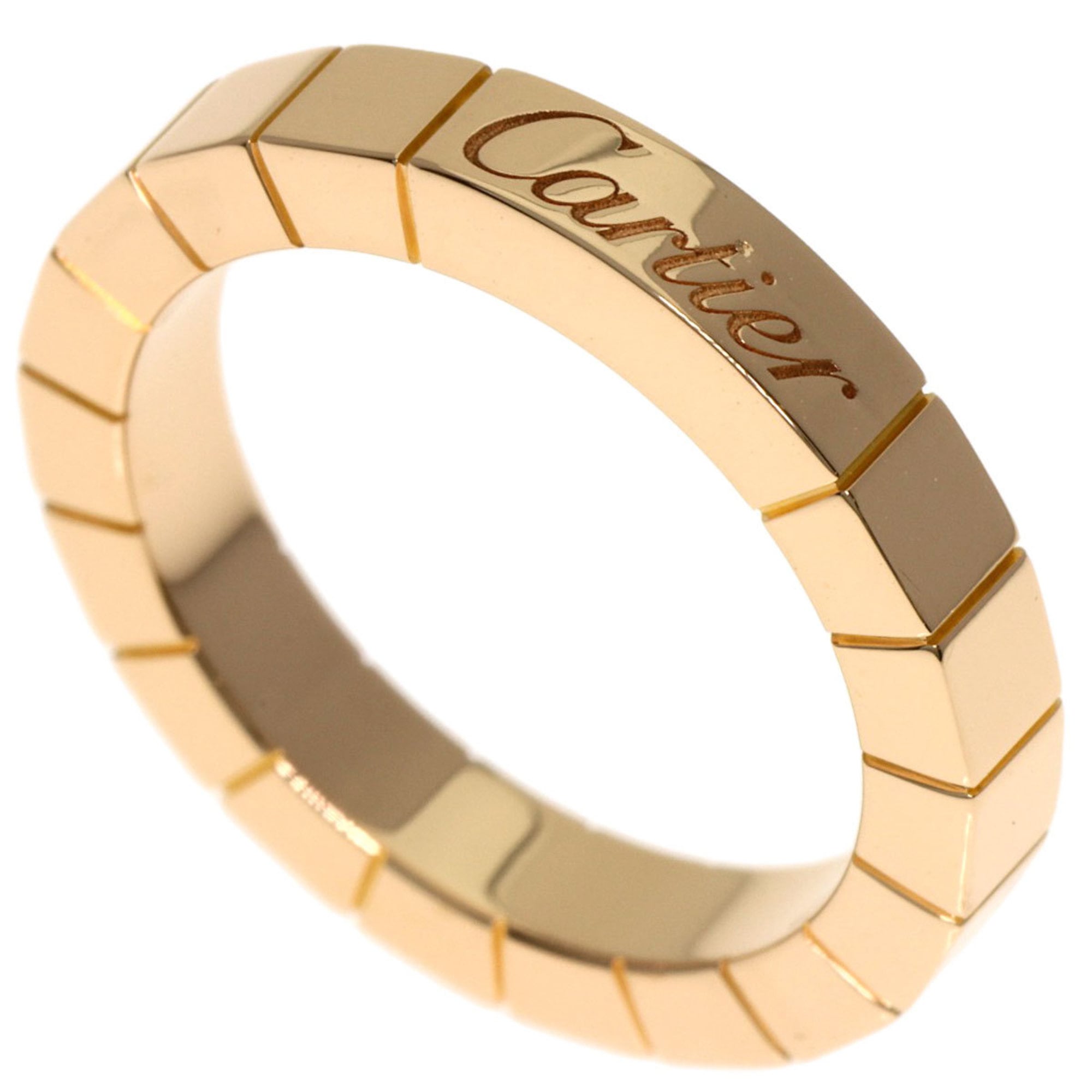 Cartier Lanieres Pink Gold (18K) Band Ring (Pre-Owned)