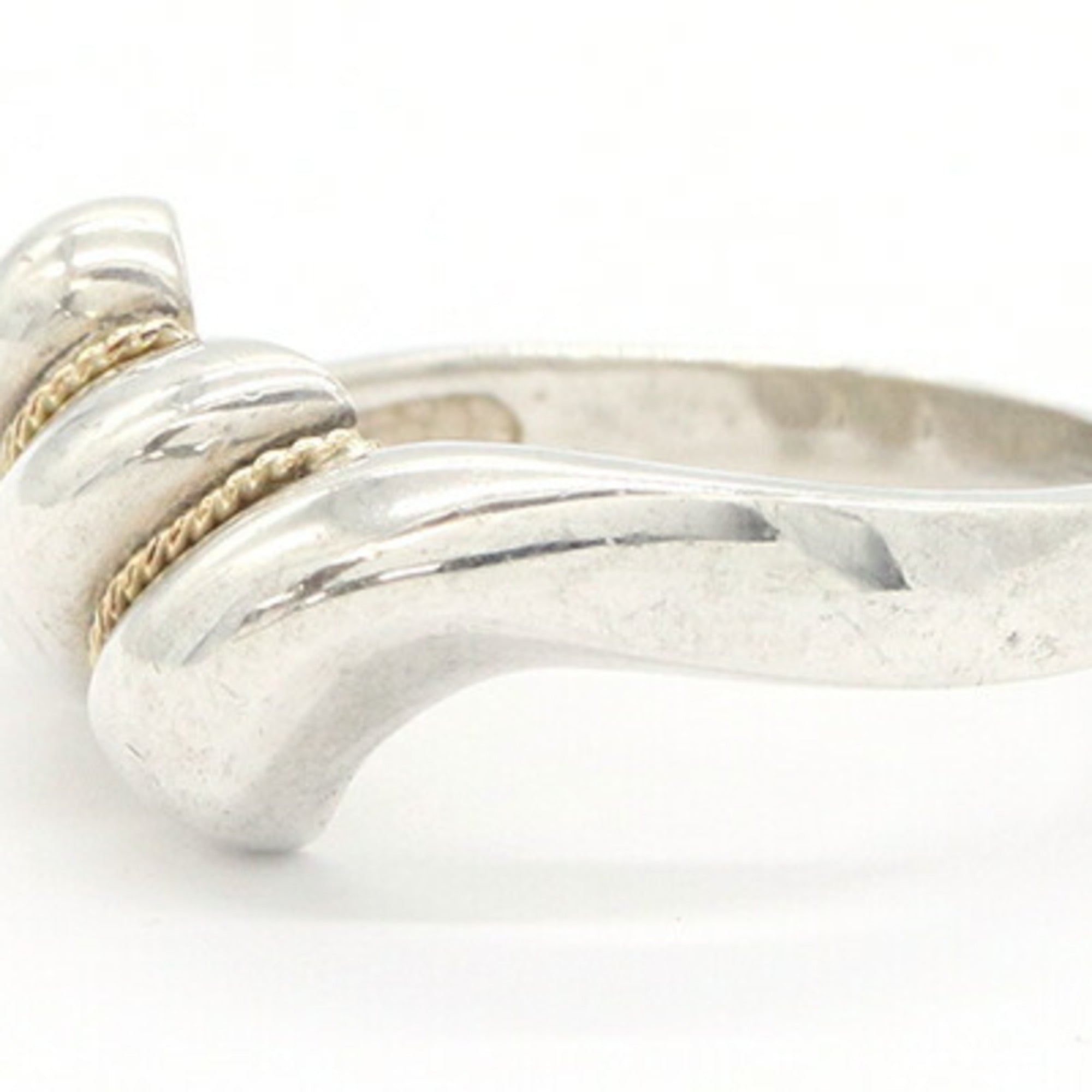 Tiffany Yellow Gold (18K) Sterling Silver 925 Band Ring (Pre-Owned)