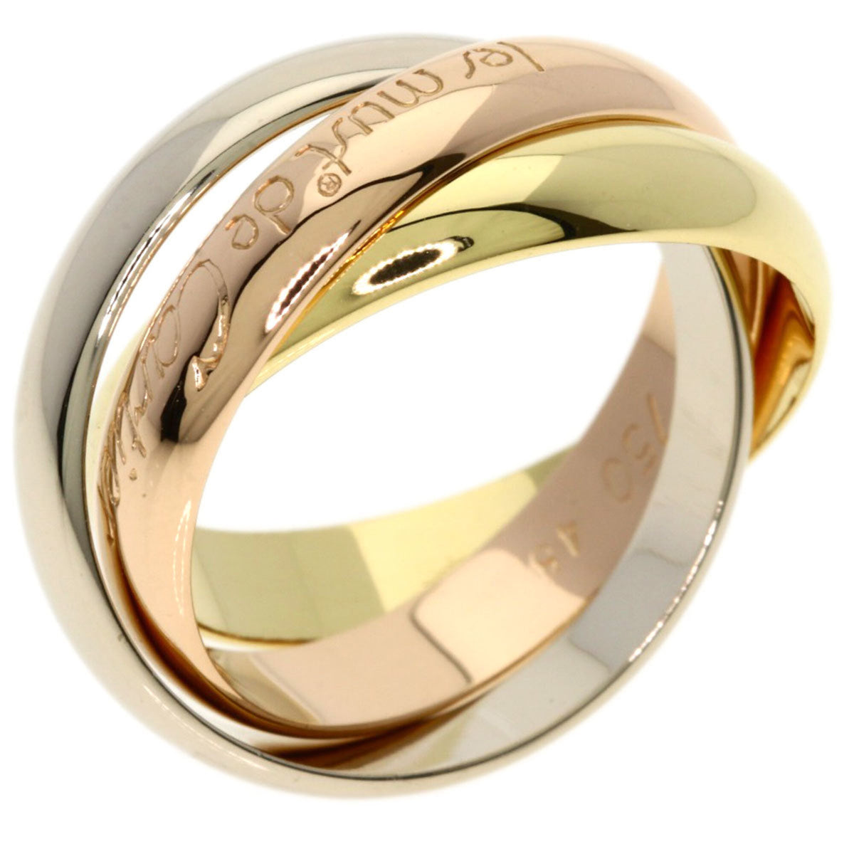 Cartier Yellow Gold (18K) Pink Gold (18K) White Gold (18K) Band Ring (Pre-Owned)