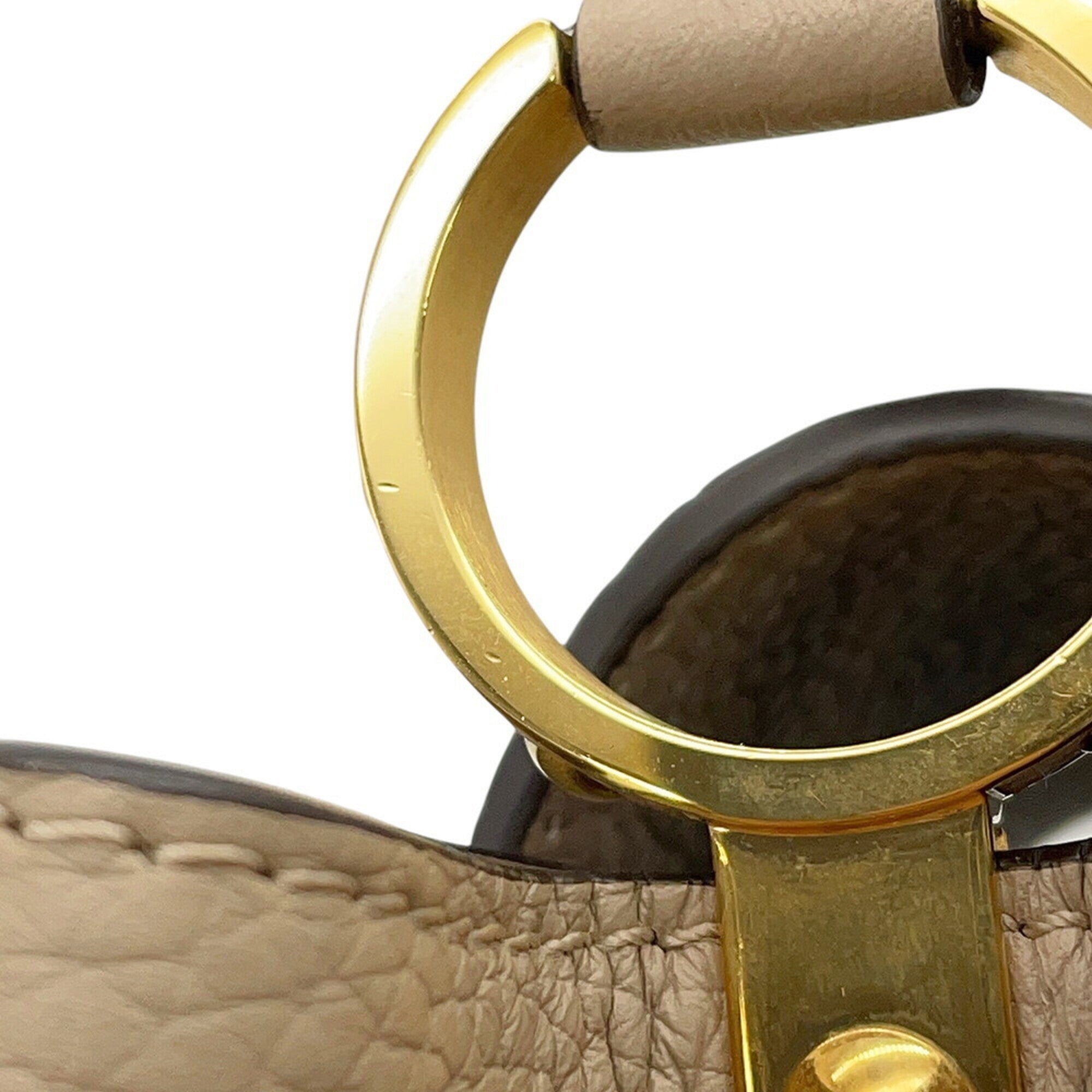 Louis Vuitton Galle Leather Handbag Shoulder Bag (Pre-Owned)