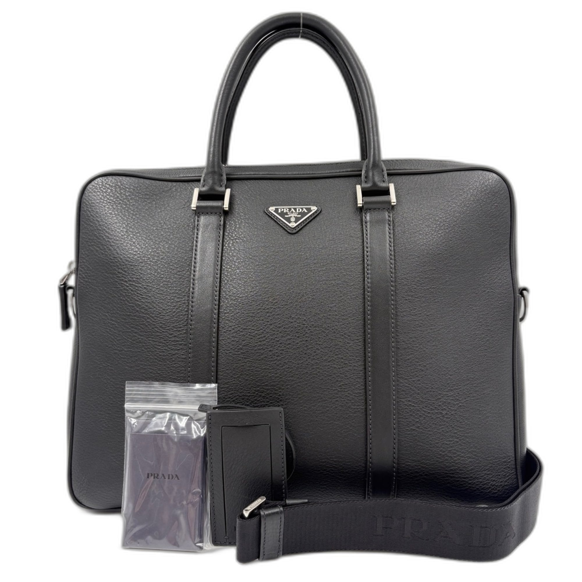 Prada Black Handbag Shoulder Bag (Pre-Owned)