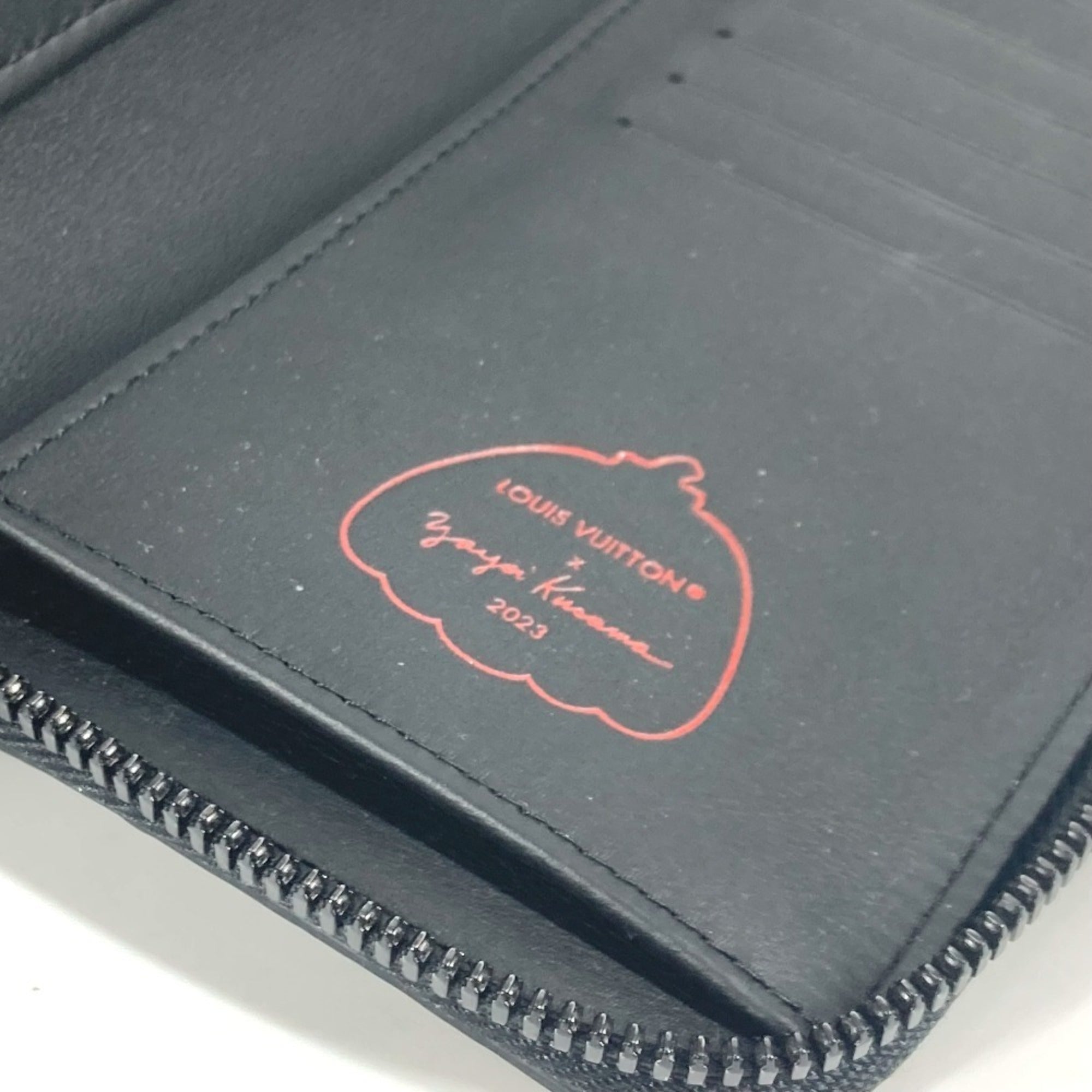 Louis Vuitton Monogram Empreinte Black Noir Red Color Monogram Empreinte Long Wallet (Bi-Fold) (Pre-Owned)