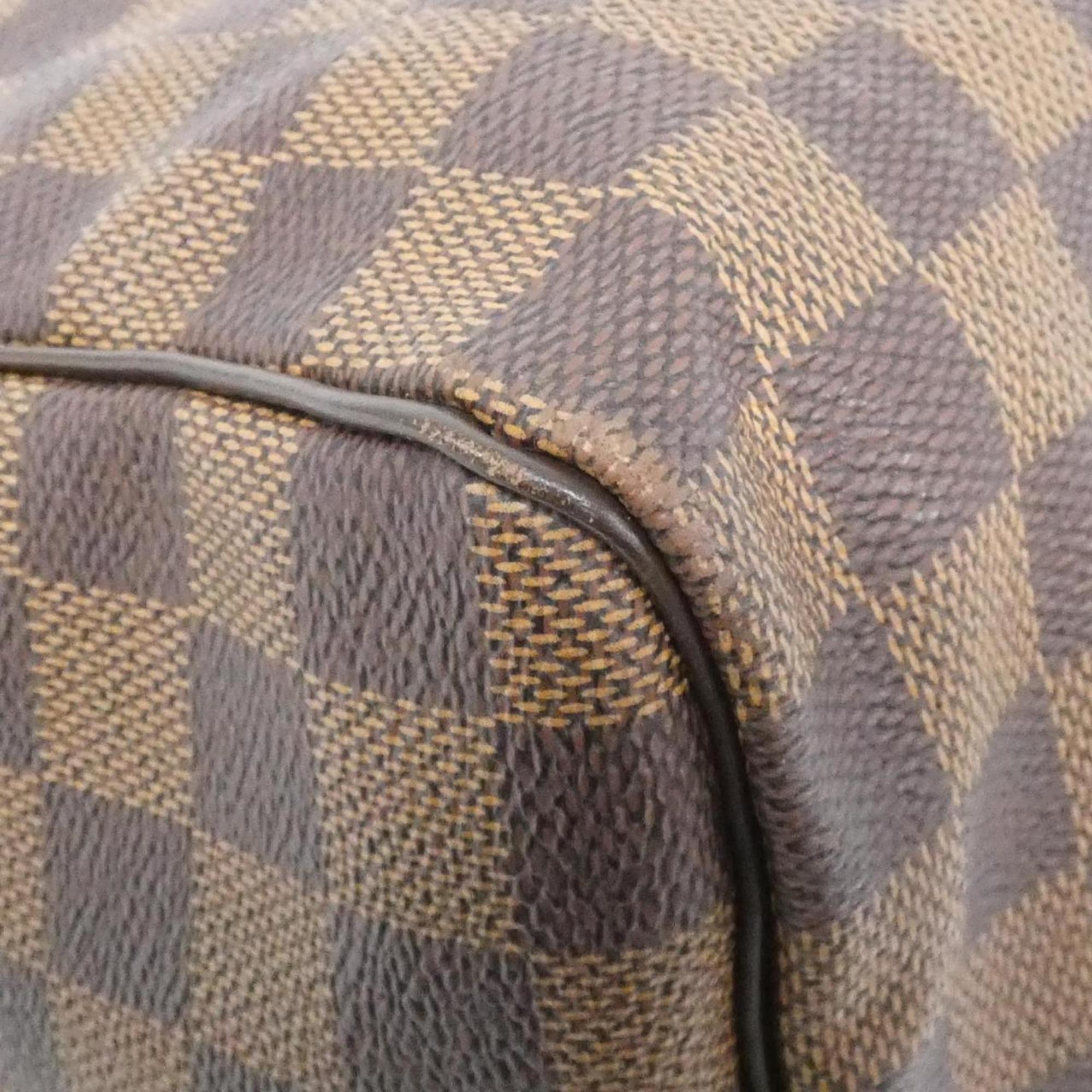 Louis Vuitton Ebene Coated Canvas Boston Bag (Pre-Owned)