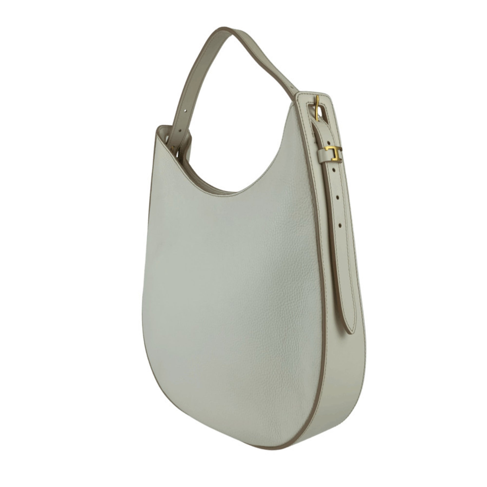 Tod's White Leather Handbag Shoulder Bag Tote Bag (Pre-Owned)