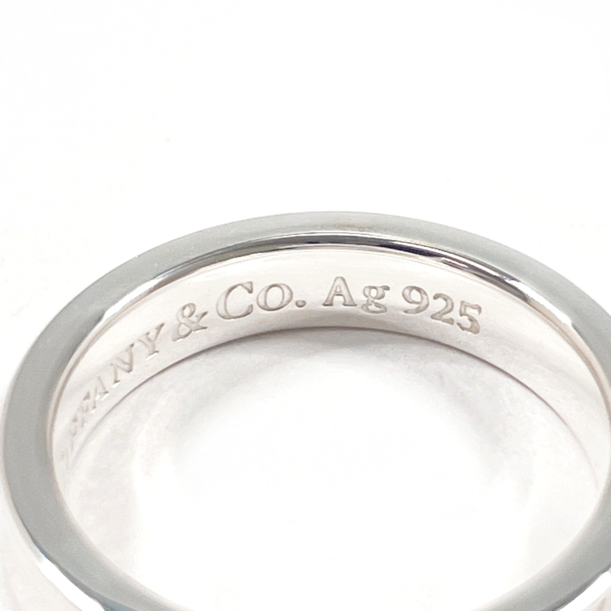 Tiffany Silver Silver 925 Band Ring (Pre-Owned)