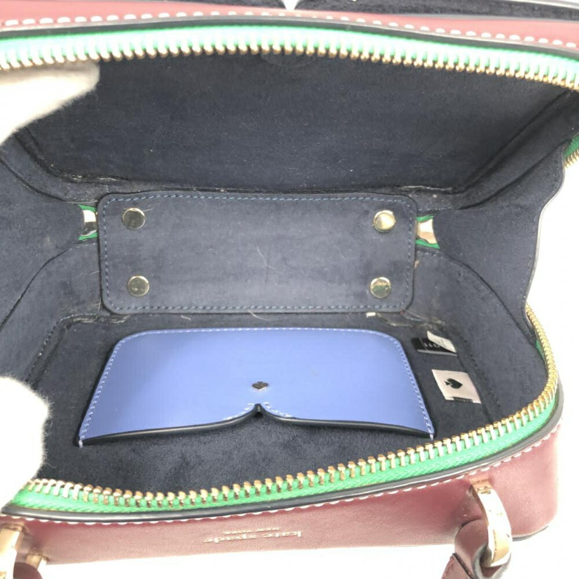 Kate Spade Blue Bordeaux Shoulder Bag (Pre-Owned)