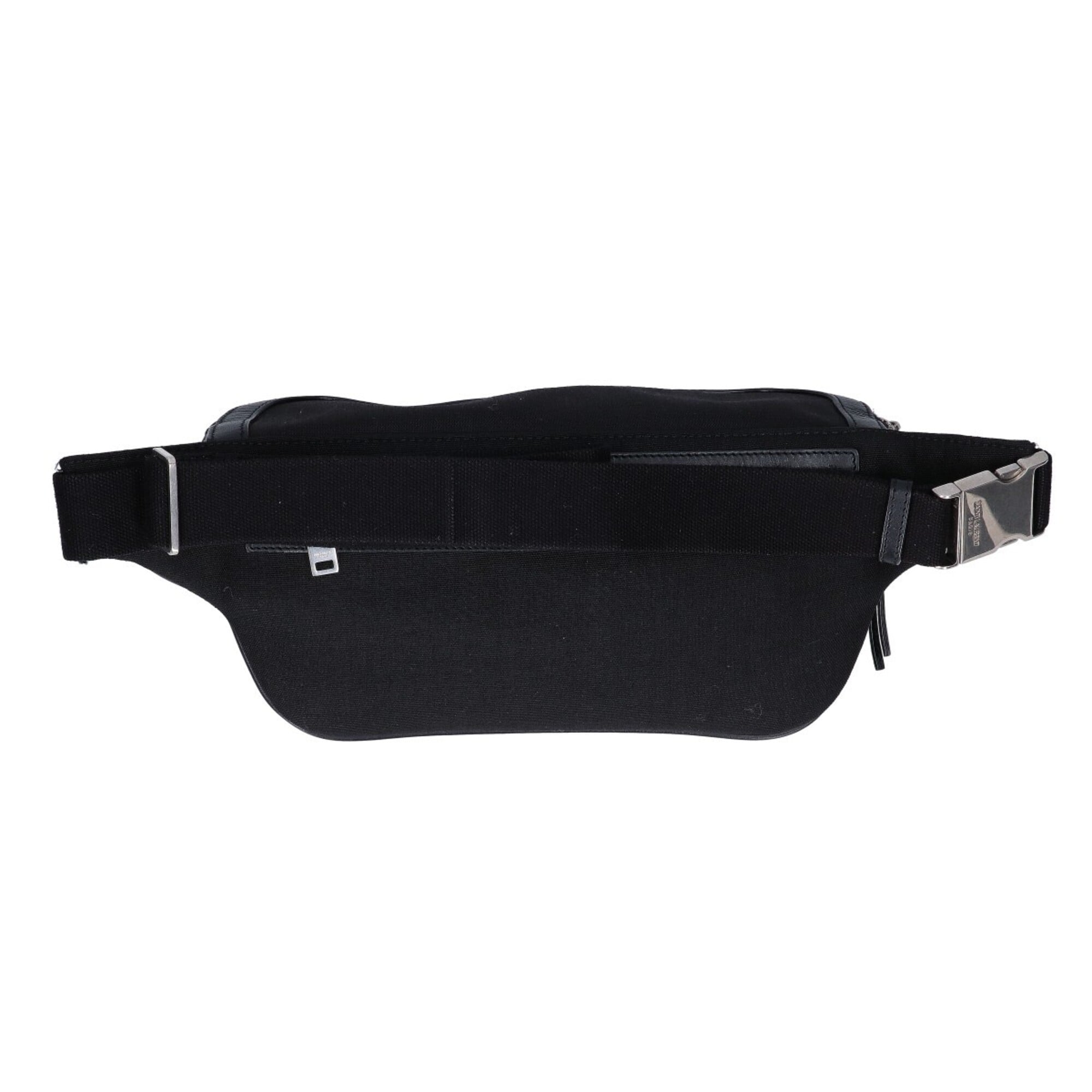 Saint Laurent Black Canvas Fanny Pack (Pre-Owned)