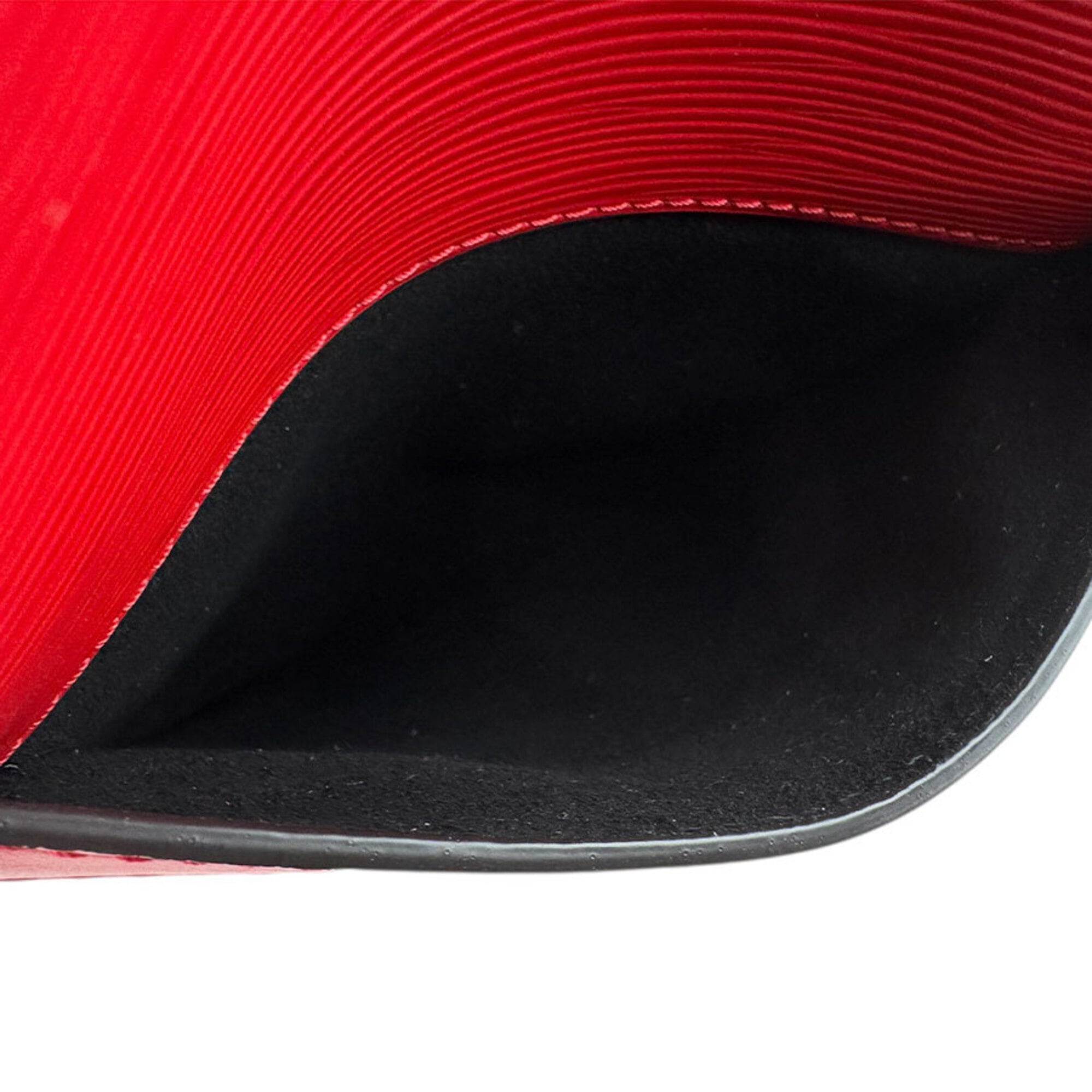 Louis Vuitton Red Color Epi Leather Shoulder Bag (Pre-Owned)