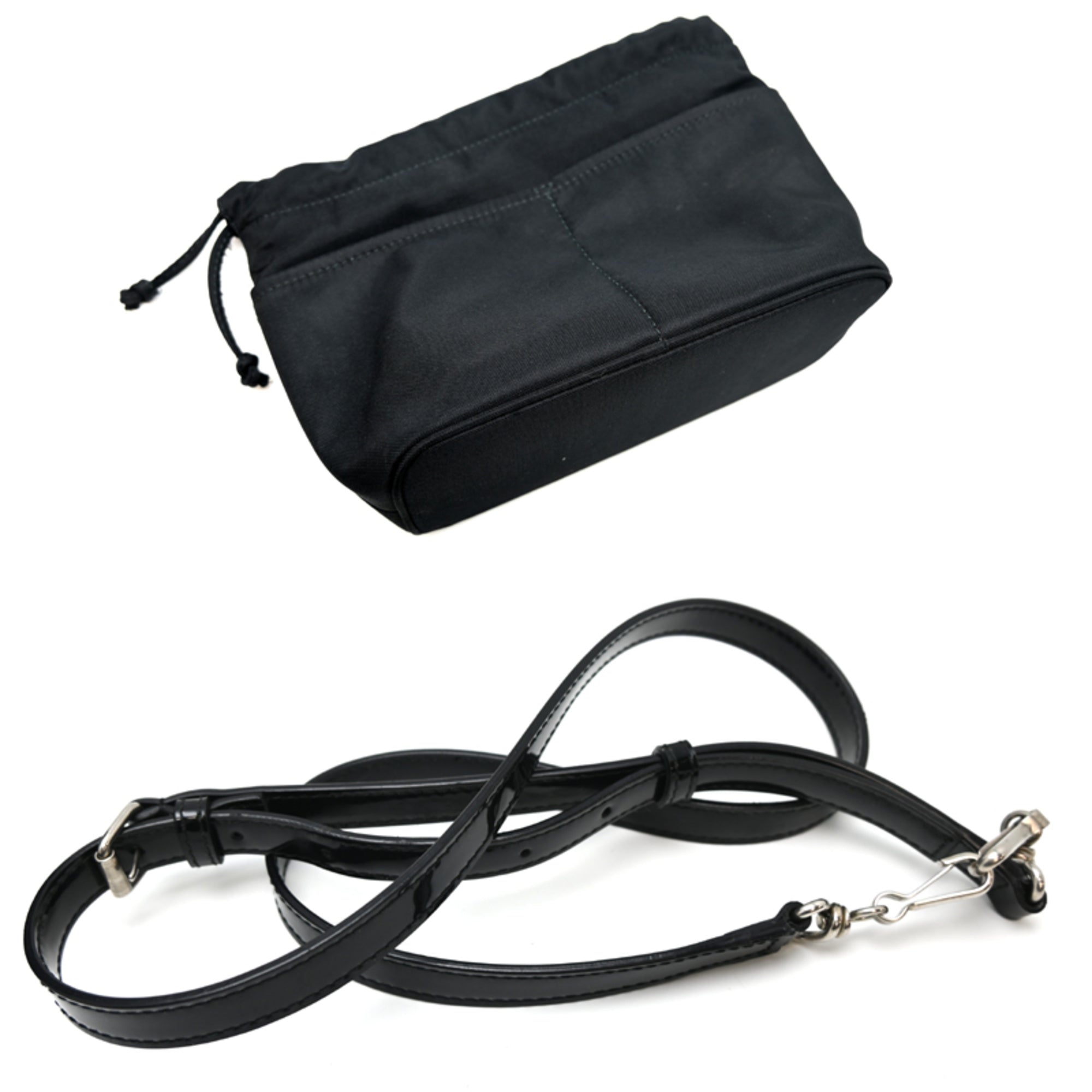 Balenciaga Black Basket Pouch Shoulder Bag (Pre-Owned)