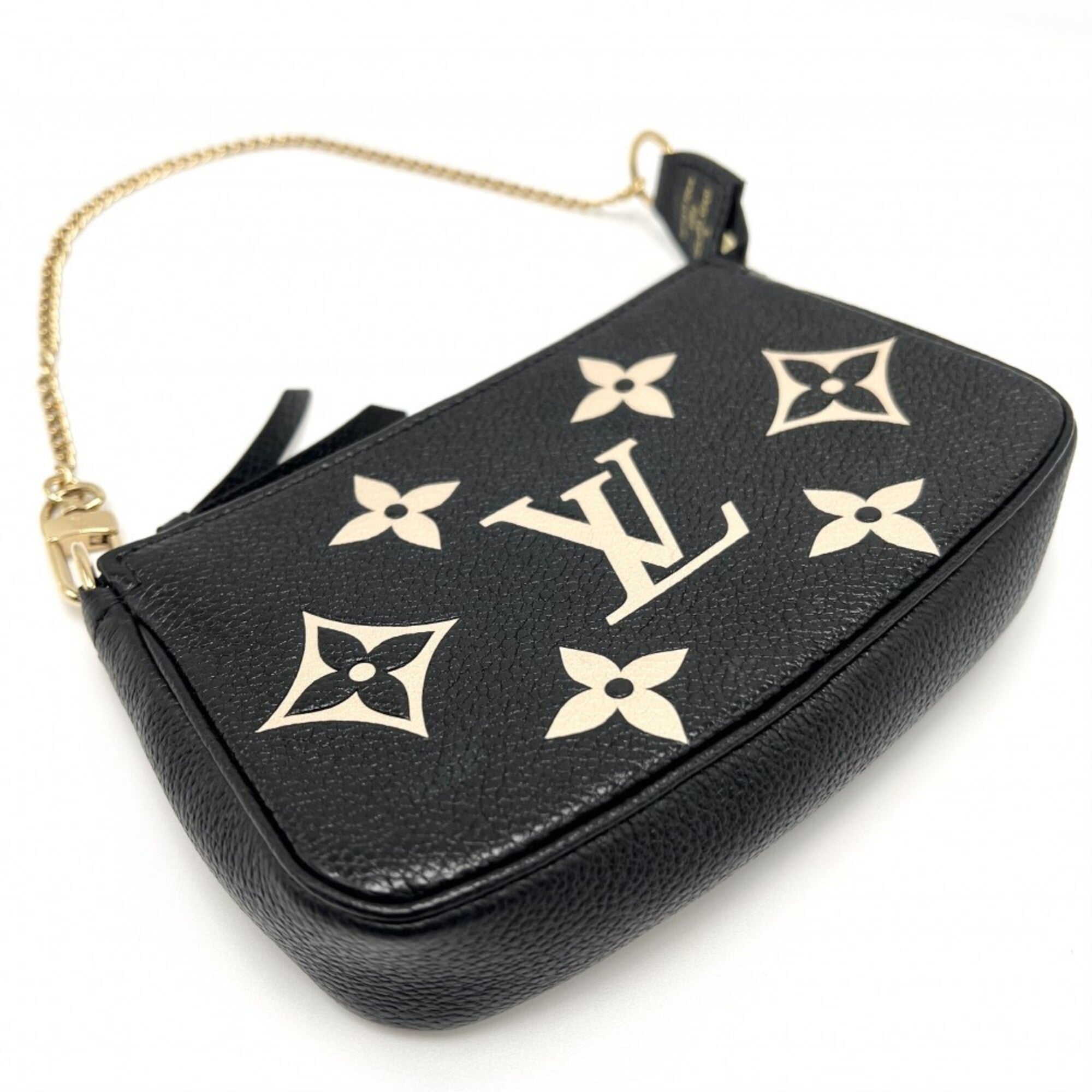Louis Vuitton Black Monogram Empreinte Handbag Pochette Pouch (Pre-Owned)