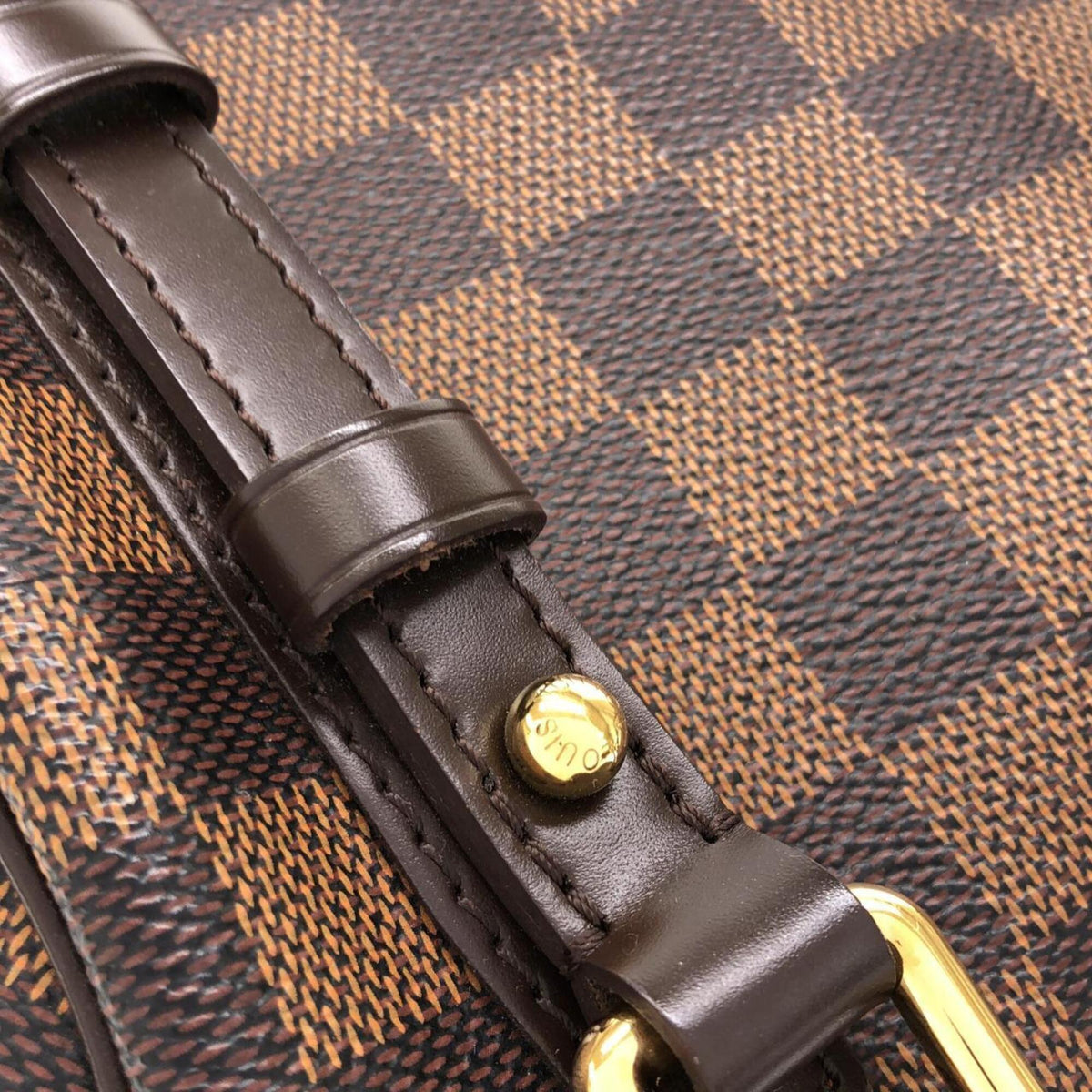 Louis Vuitton Ebene Coated Canvas Shoulder Bag (Pre-Owned)