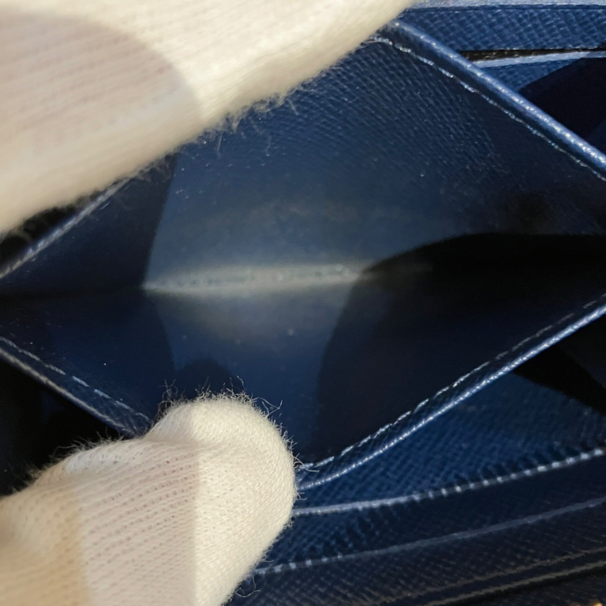 Louis Vuitton Monogram Denim Blue Denim Coin Purse/Coin Case (Pre-Owned)