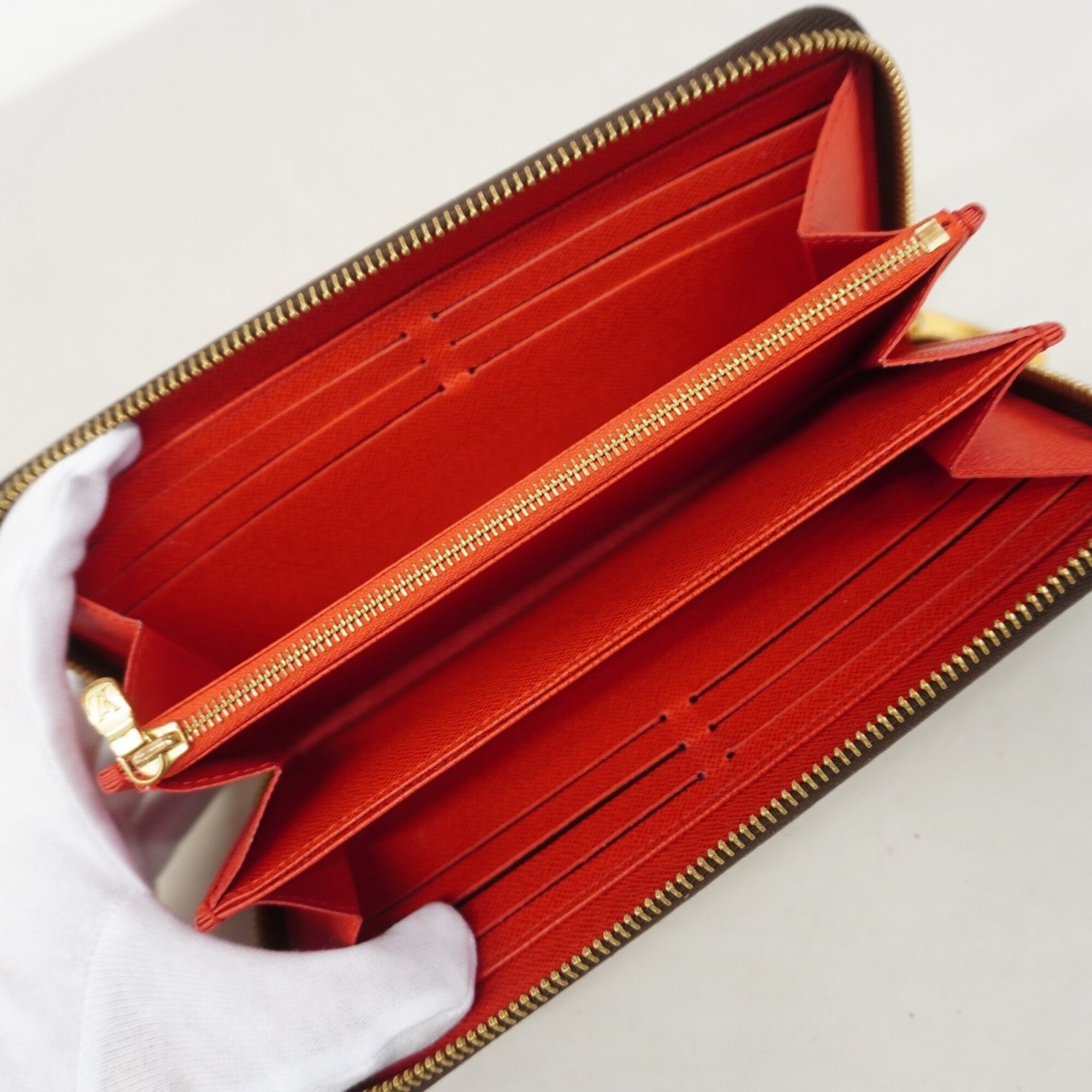 Louis Vuitton Brown Coquelicots Long Wallet (Bi-Fold) (Pre-Owned)