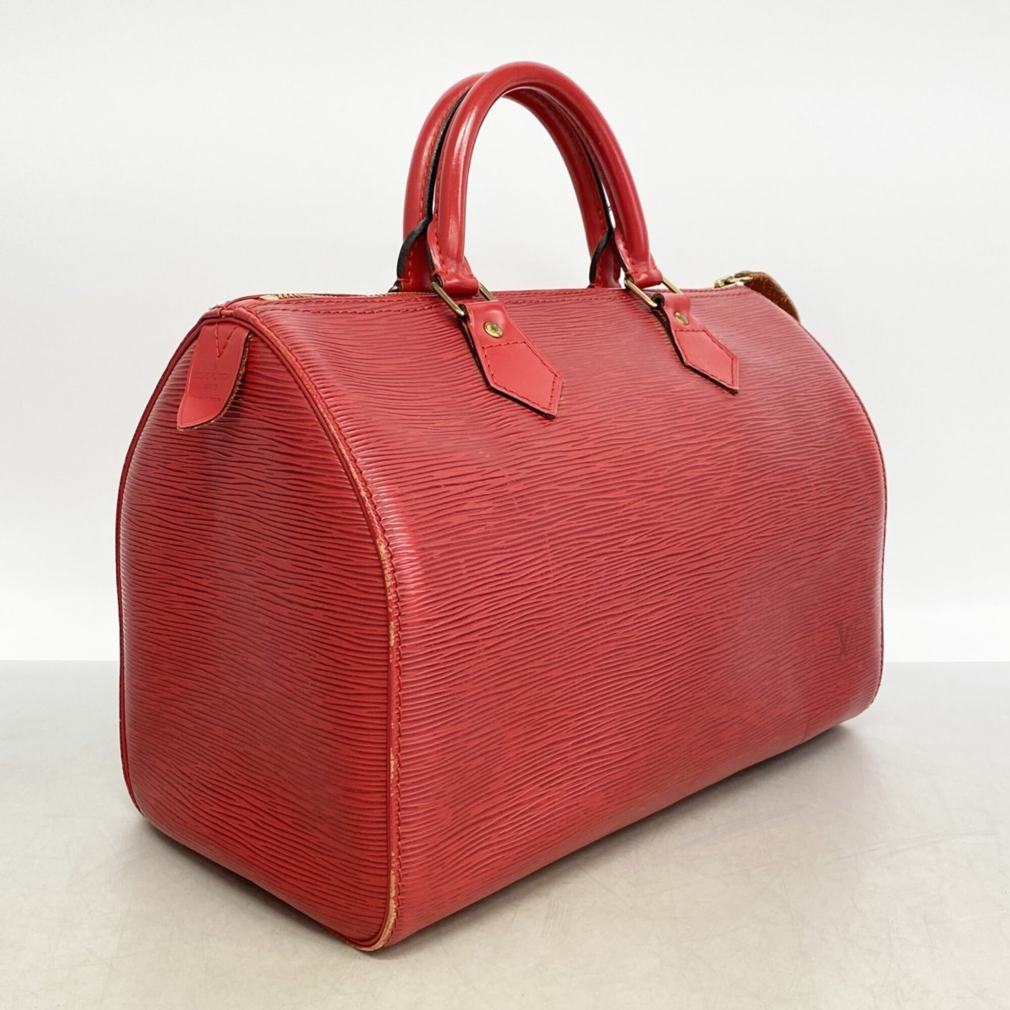 Louis Vuitton Castilian Red Handbag (Pre-Owned)