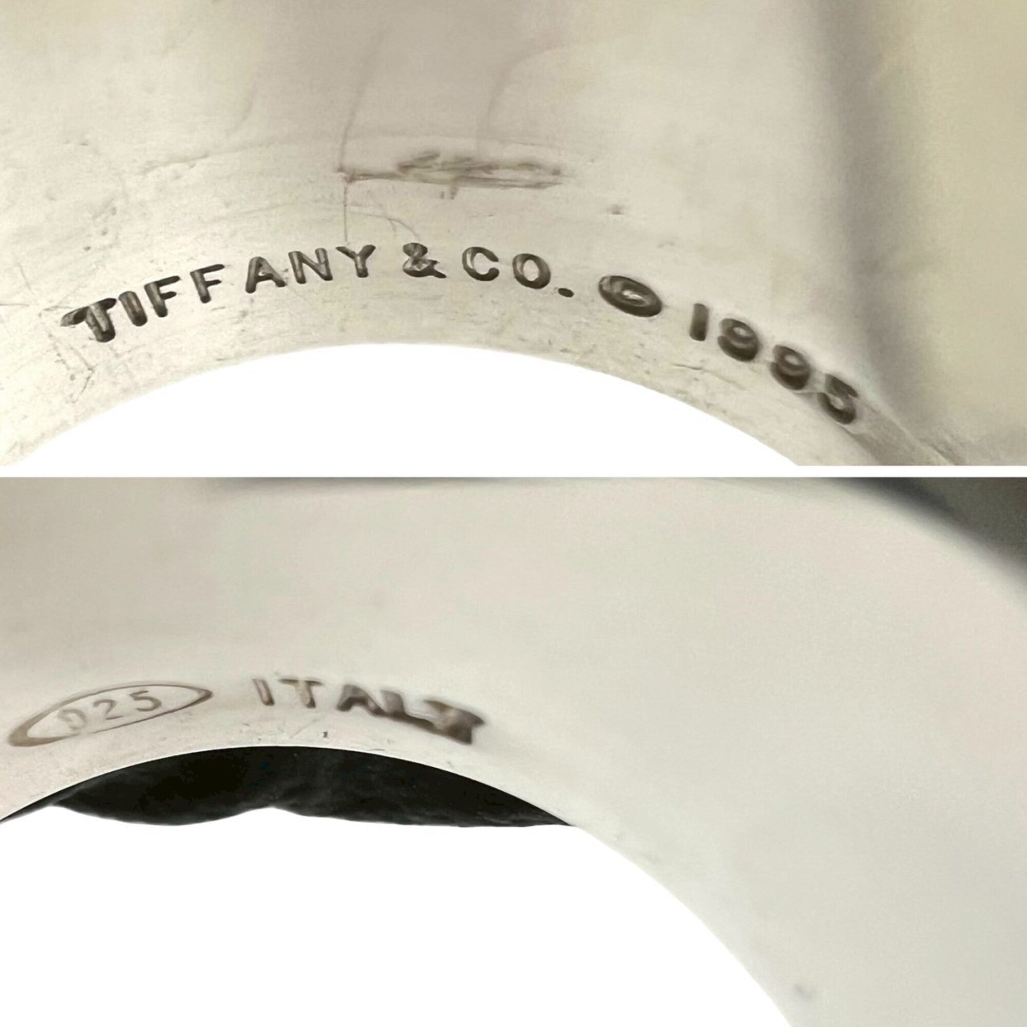 Tiffany Silver Silver 925 Band Ring (Pre-Owned)