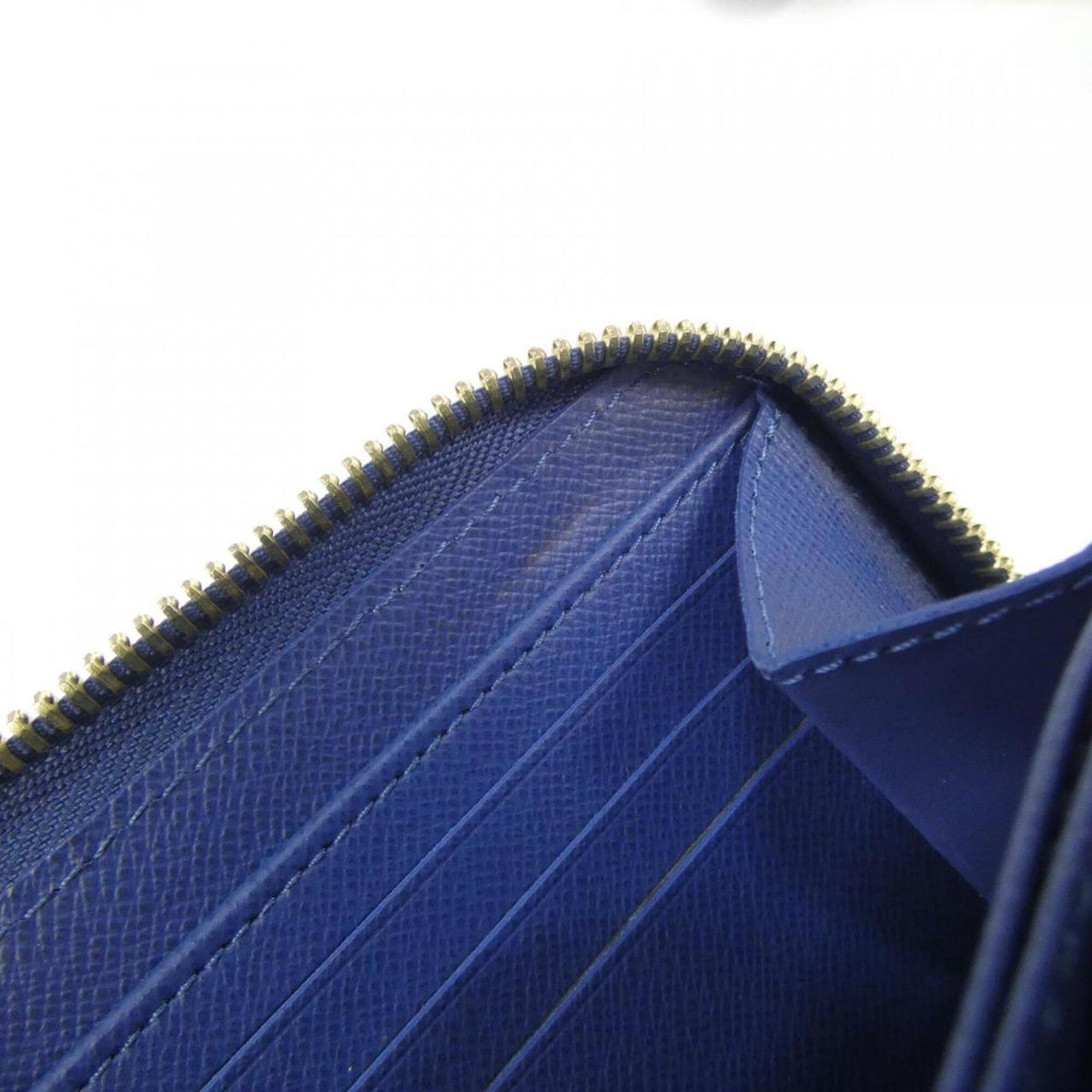 Louis Vuitton Blue Denim Canvas Long Wallet (Bi-Fold) (Pre-Owned)