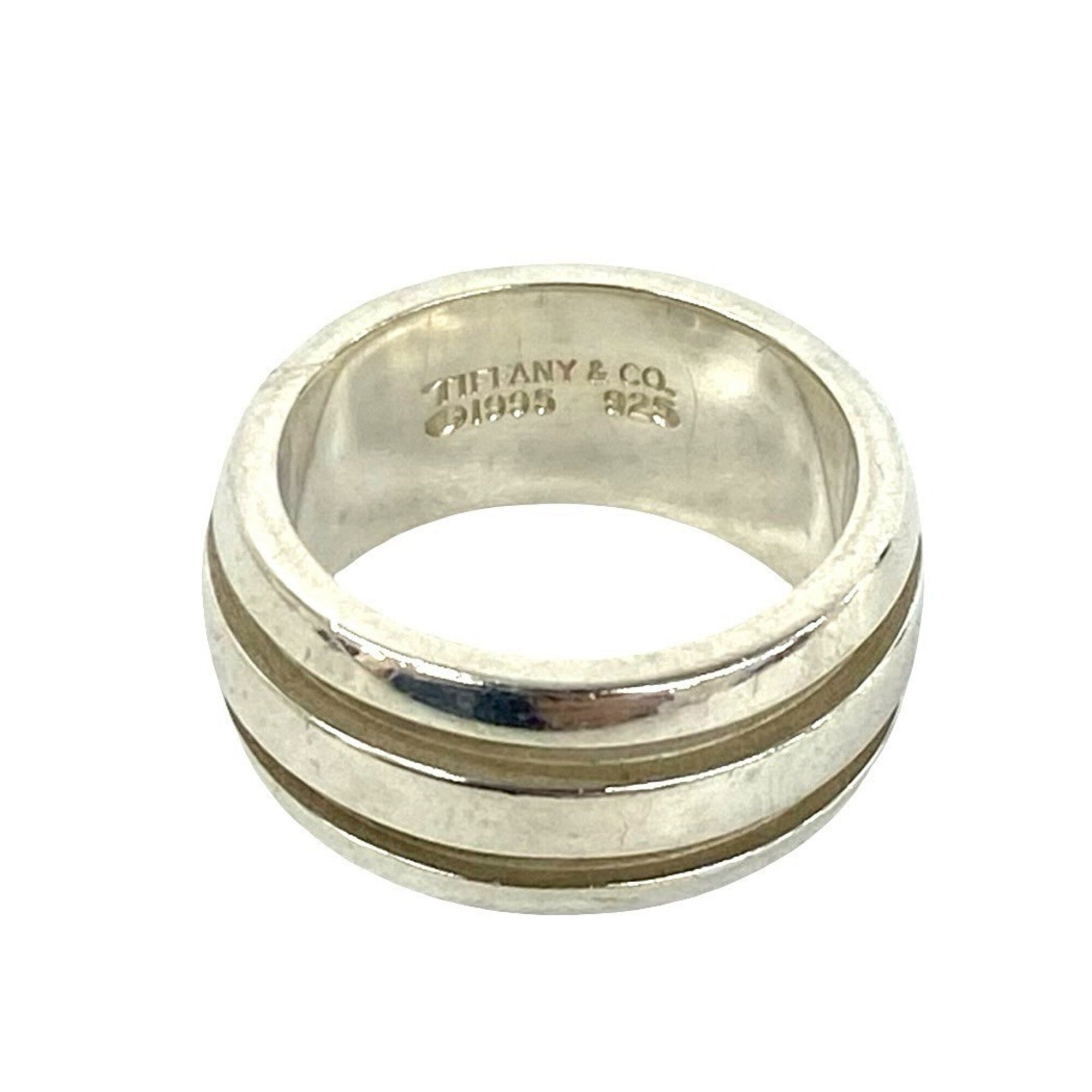 Tiffany Silver Silver 925 Band Ring (Pre-Owned)