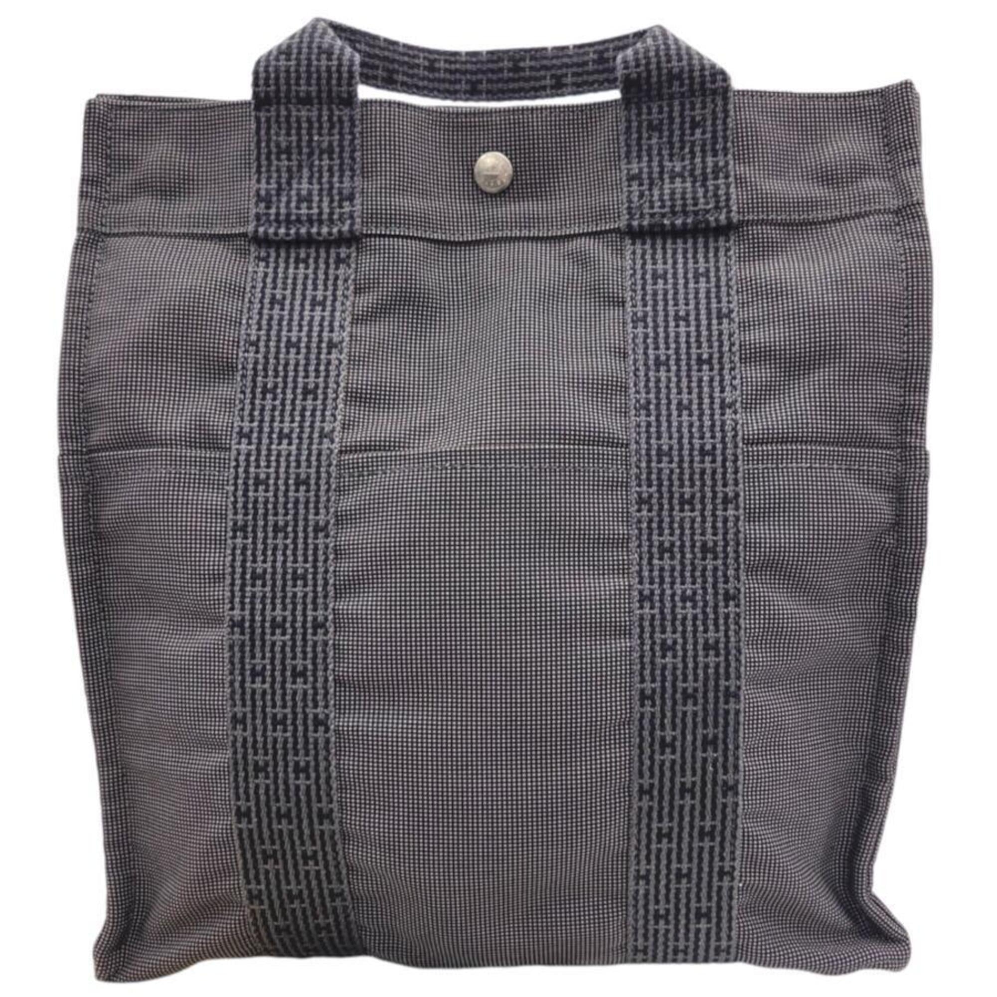 Hermes Gray Nylon Backpack (Pre-Owned)
