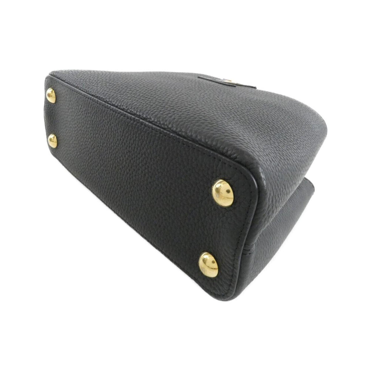 Louis Vuitton Black Leather Handbag (Pre-Owned)