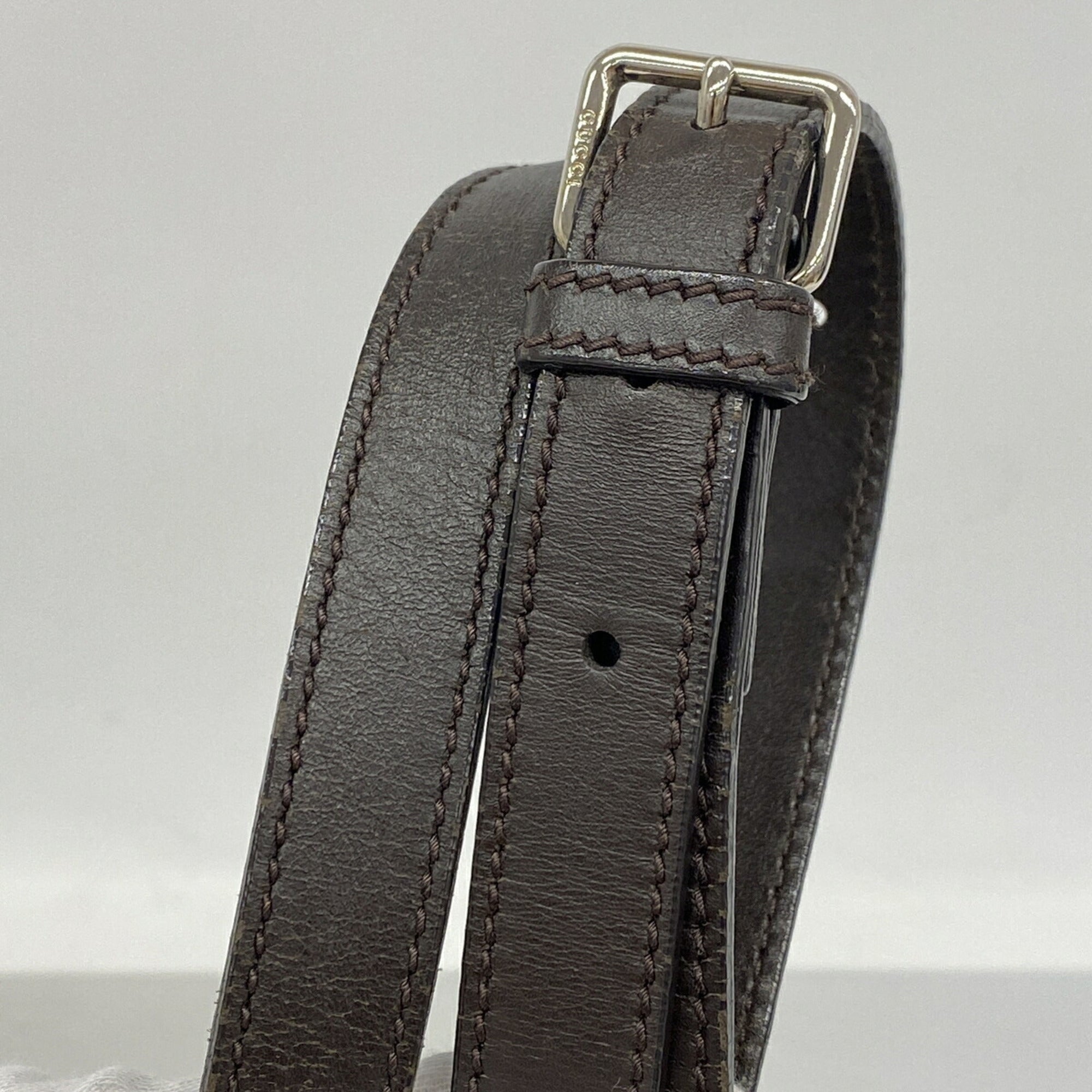 Gucci Brown Pvc Handbag (Pre-Owned)