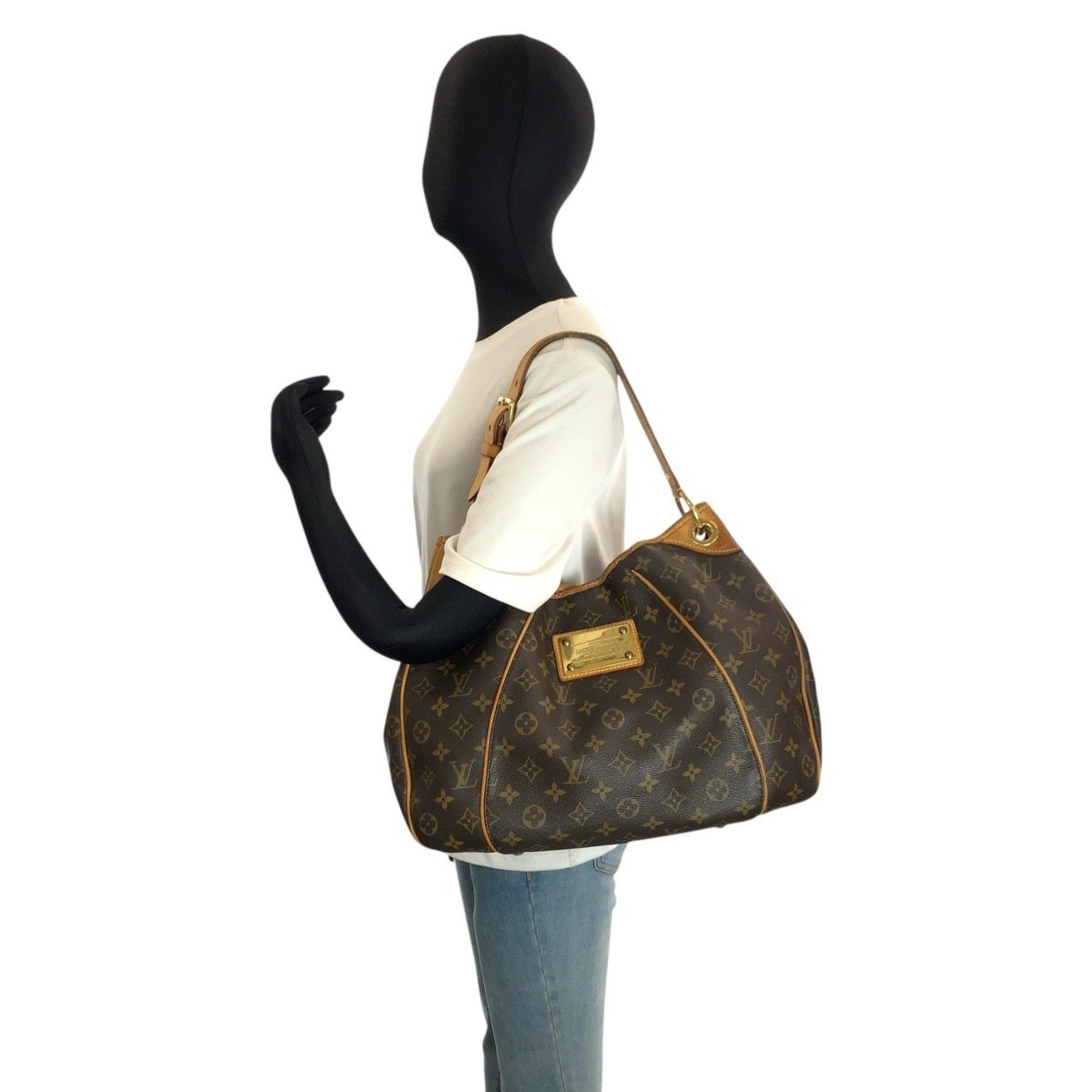 Louis Vuitton Brown Pvc Leather Handbag Shoulder Bag (Pre-Owned)