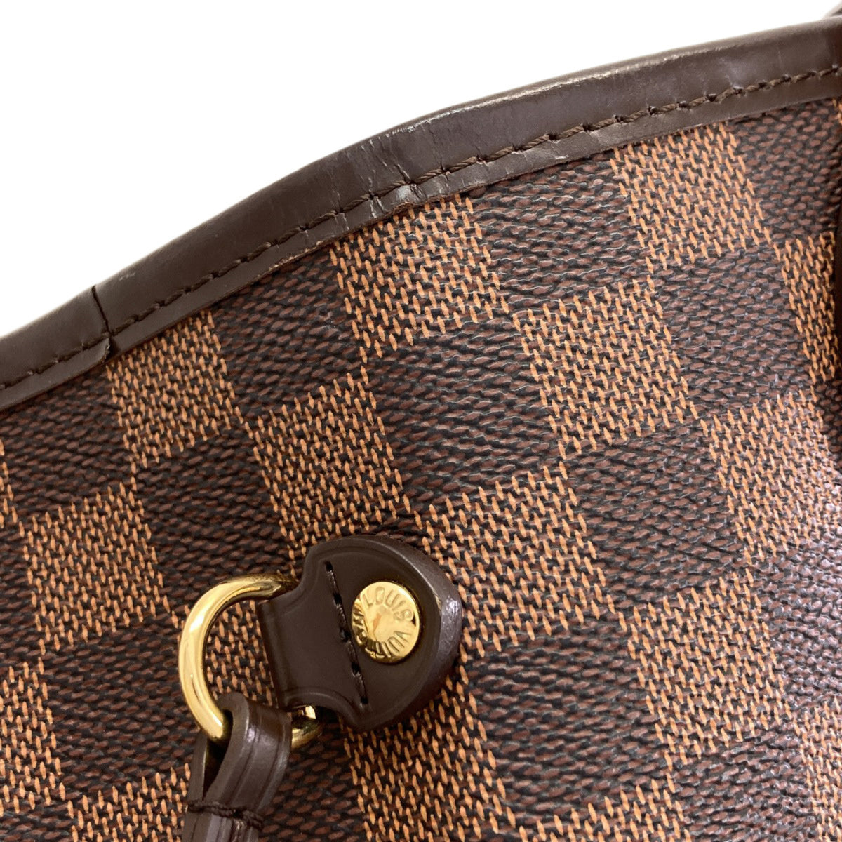 Louis Vuitton Damier Canvas Ebene Damier Canvas Tote Bag (Pre-Owned)