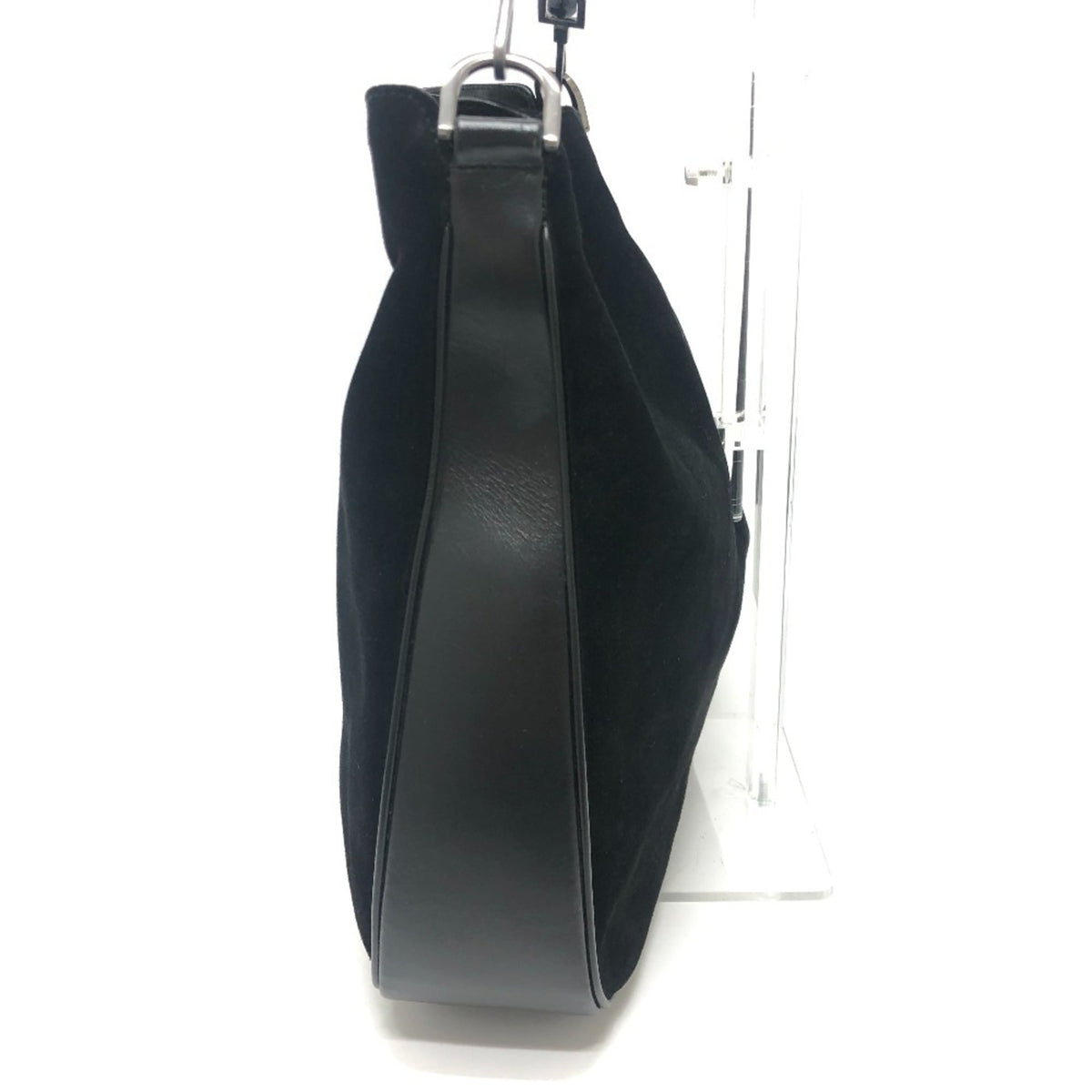 Gucci Black Bamboo Handbag Shoulder Bag (Pre-Owned)