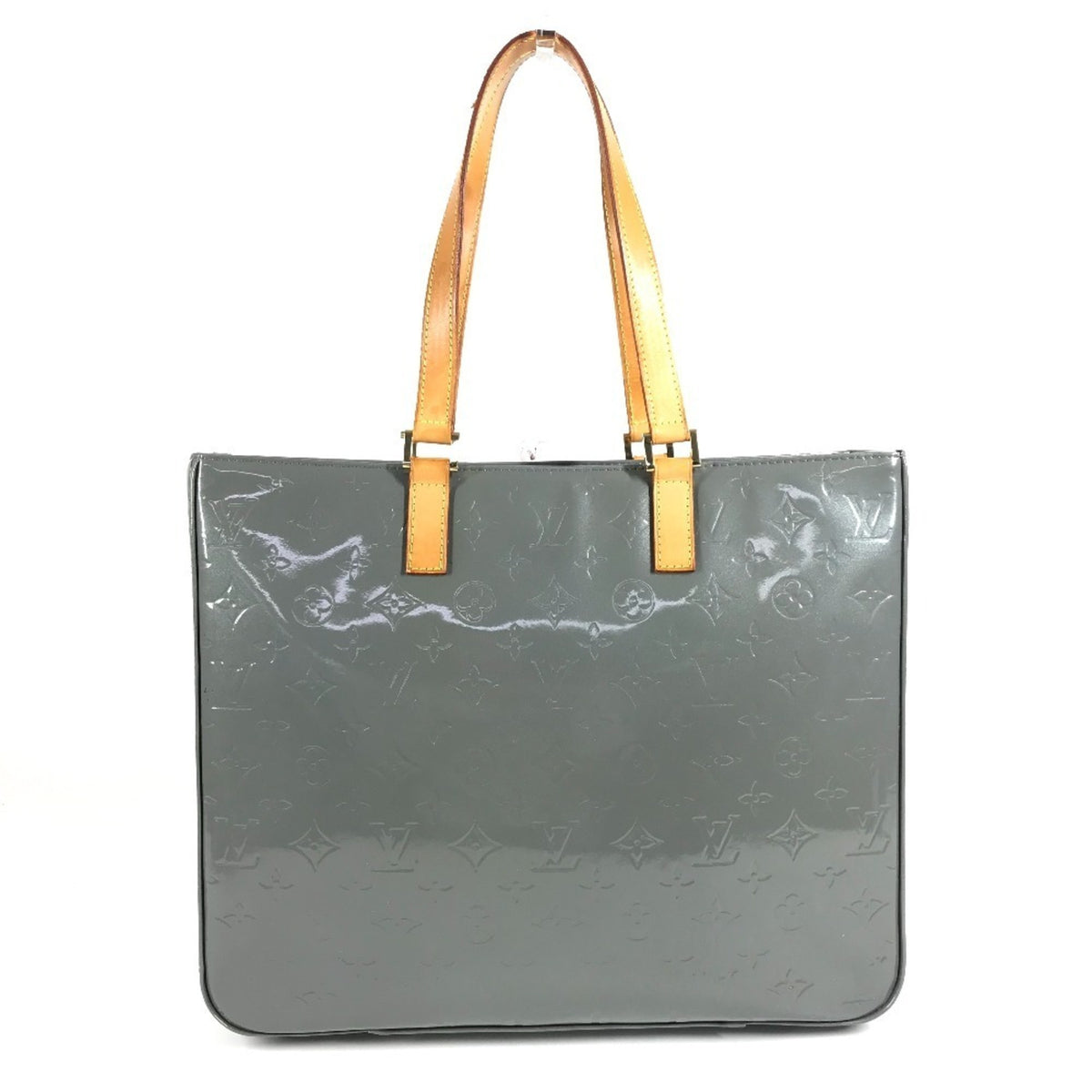Louis Vuitton Monogram Vernis Gray Gris Monogram Vernis Shoulder Bag Tote Bag (Pre-Owned)